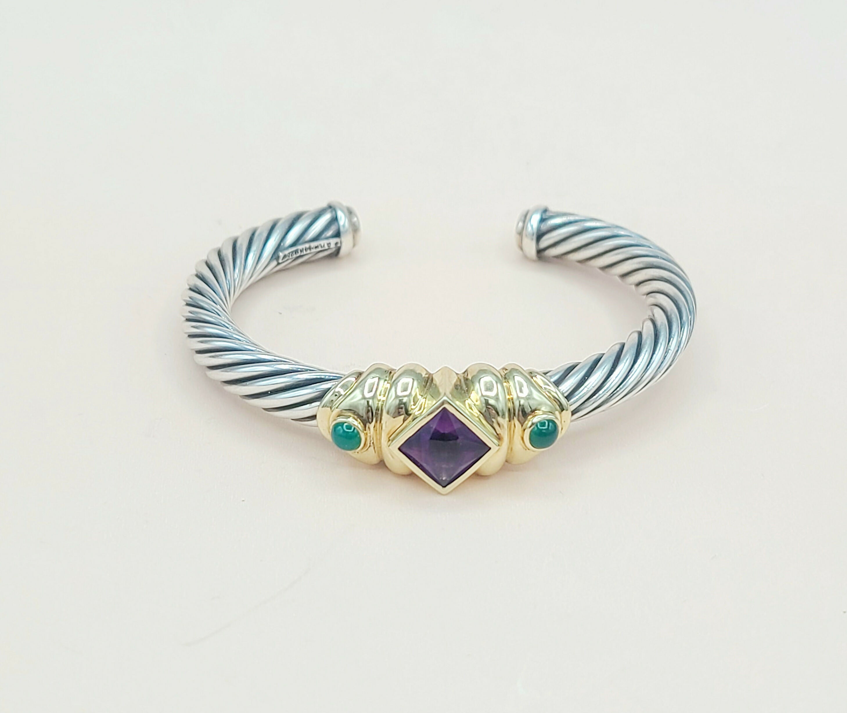 David Yurman Renaissance Bracelet 7mm Amethyst & Onyx、mySite、hinf8tx79