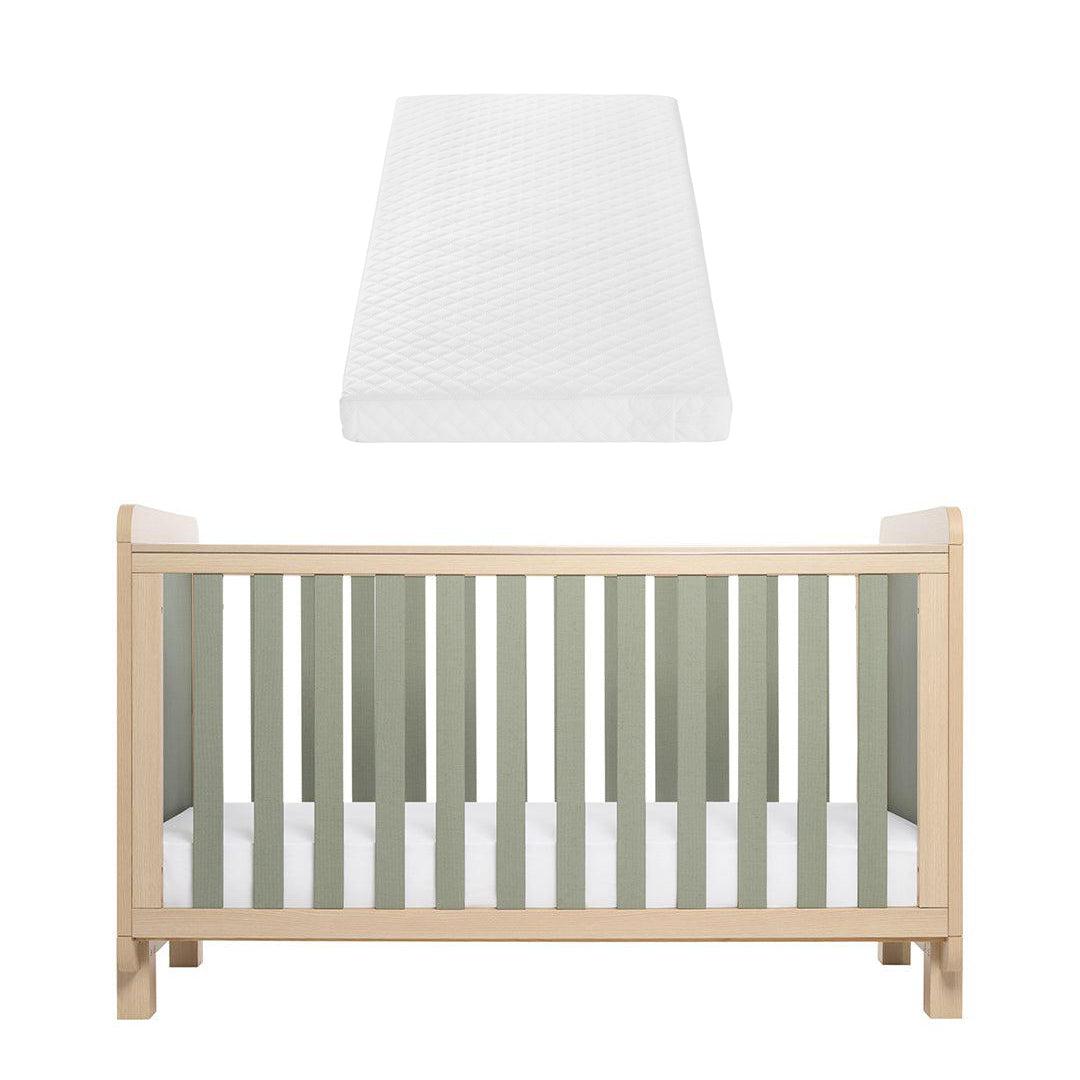  Tutti Bambini Kuba Cot Bed - Golden Oak / Sage Weave、mySite、merchandisen