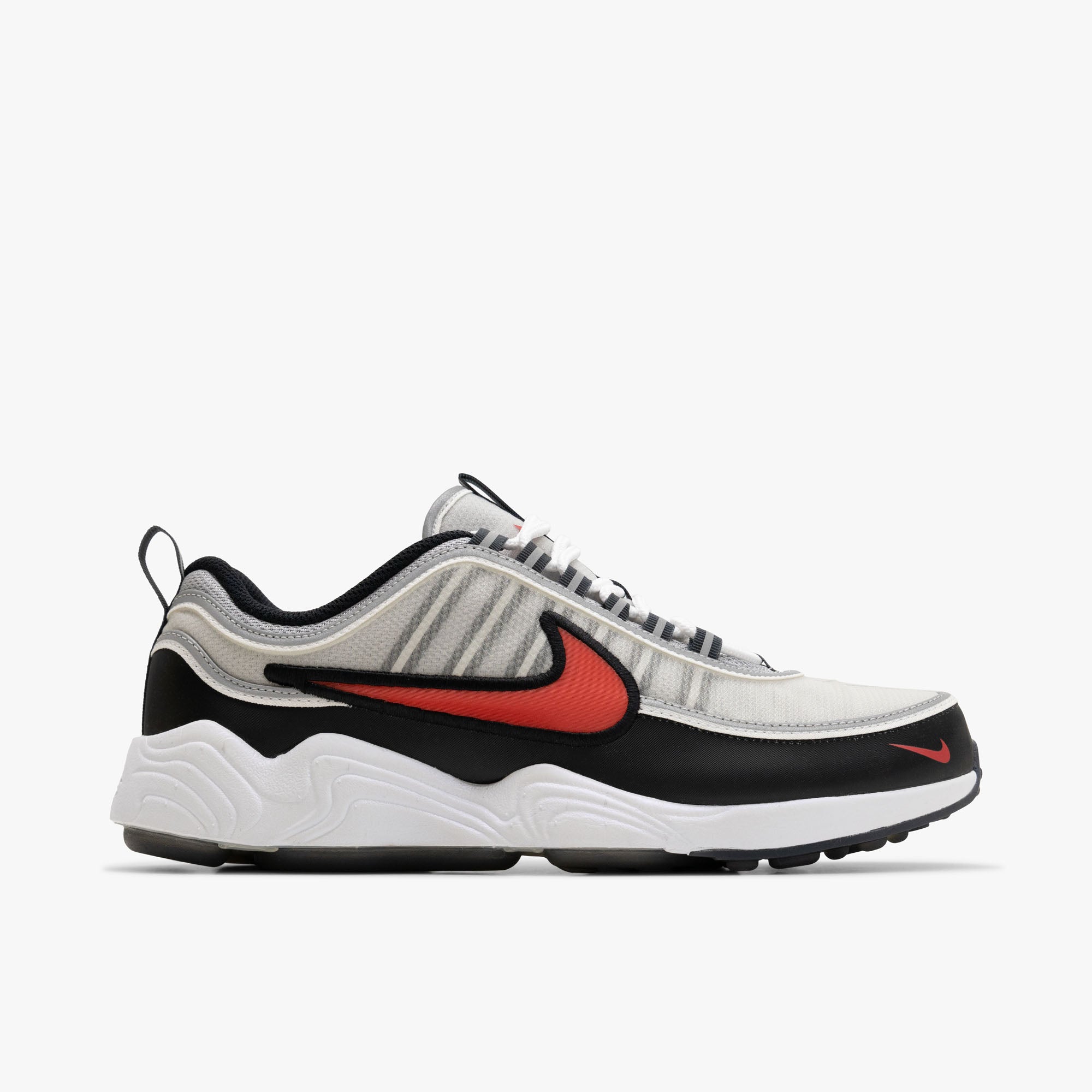  Nike Air Zoom Spiridon Metallic Silver / Sport Red - Black、mySite、merchandisen