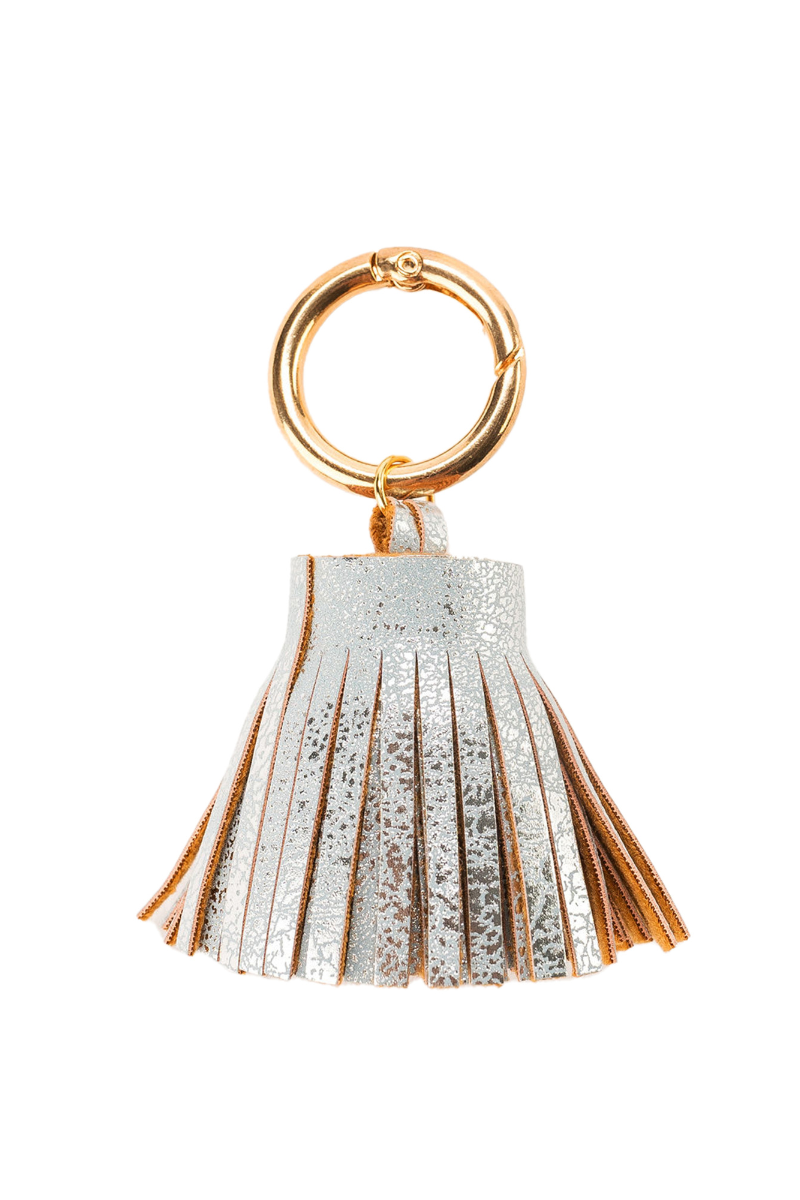 Metallic Leather Tassel - Silver、mySite、hinf8tx79