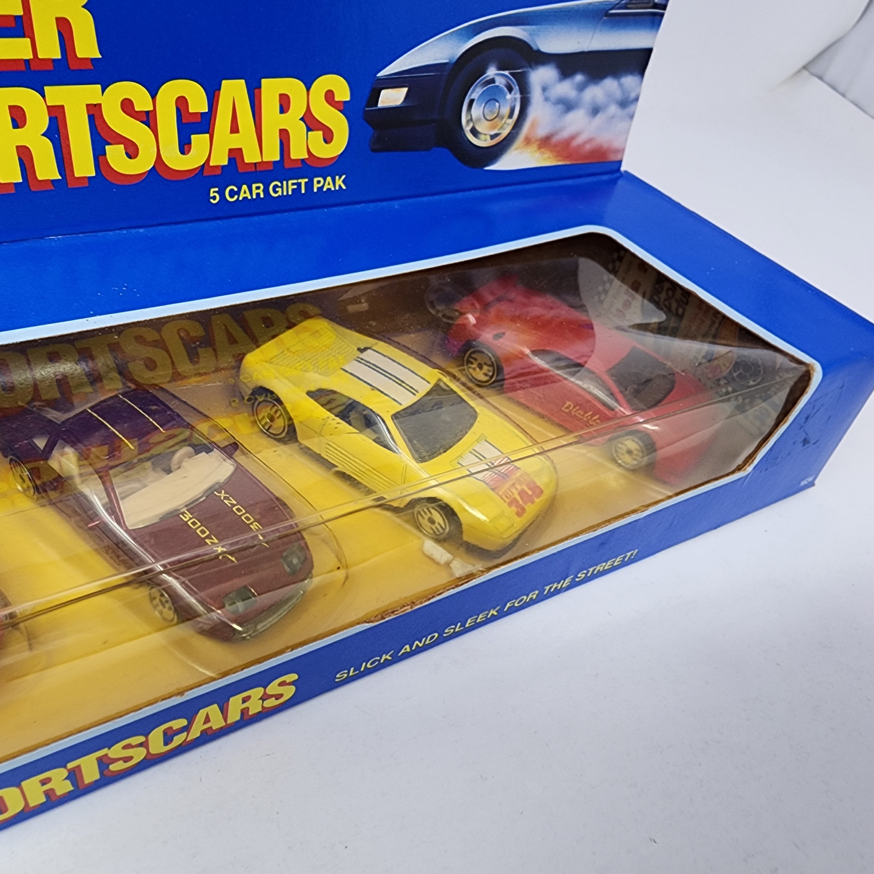Super Sportscars 5 Car Gift Pack * 1987 Hot Wheels Ferrri, 300ZX, Diablo、mySite、hgirdovlk