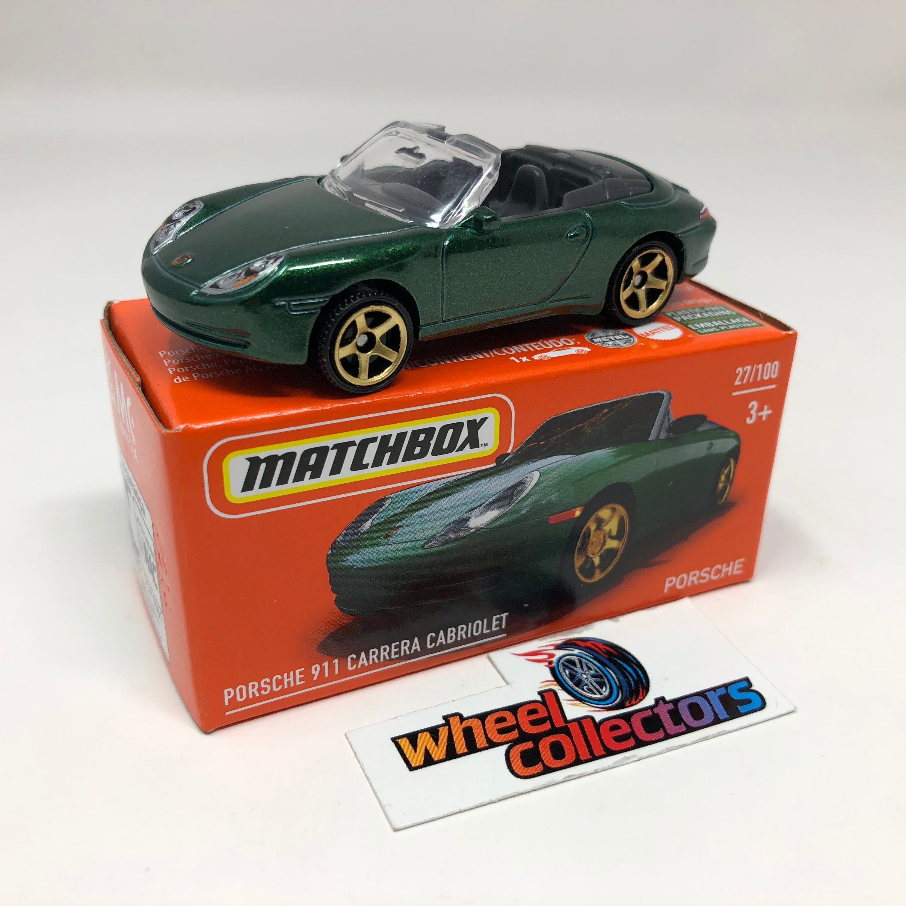 Porsche 911 Carrera Cabriolet * POWER GRABS 2022 Matchbox Case B Release、mySite、hgirdovlk