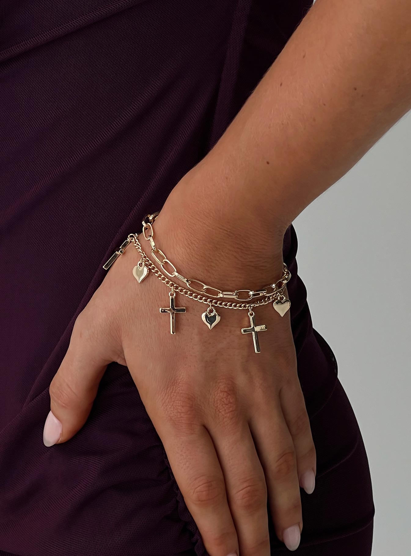 Just So Sweet Layered Bracelet Gold、mySite、solidvoid