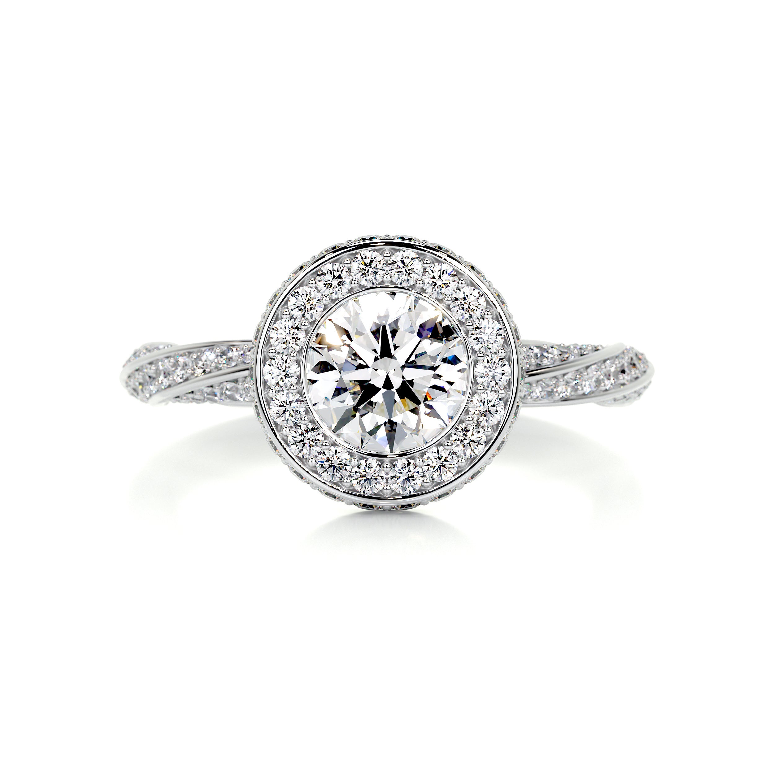 Sarina Diamond Engagement Ring -14K White Gold、mySite、hinf8tx79