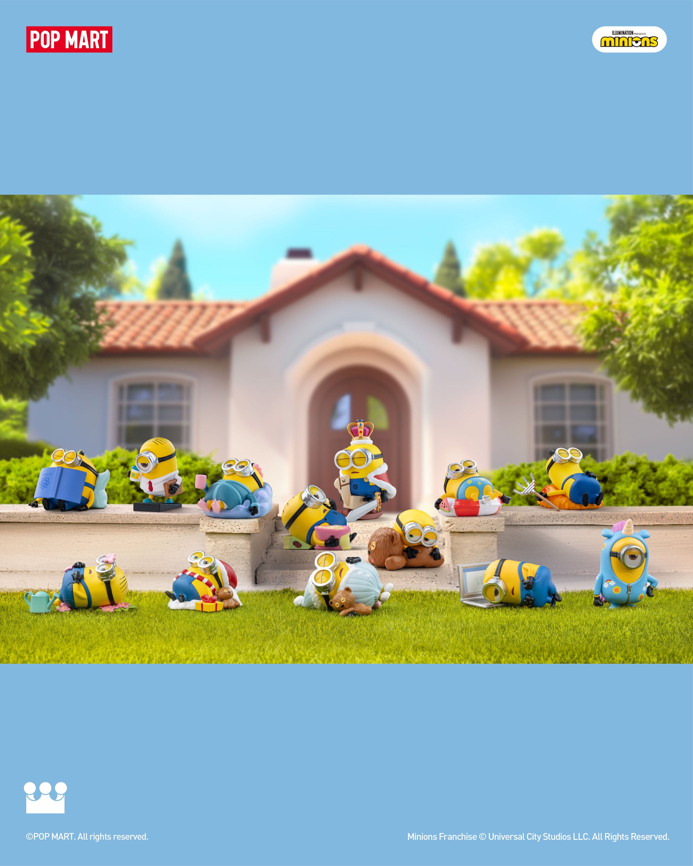  POP MART Minions Lazy Every Day Series Figures、mySite、greenlandpopulation