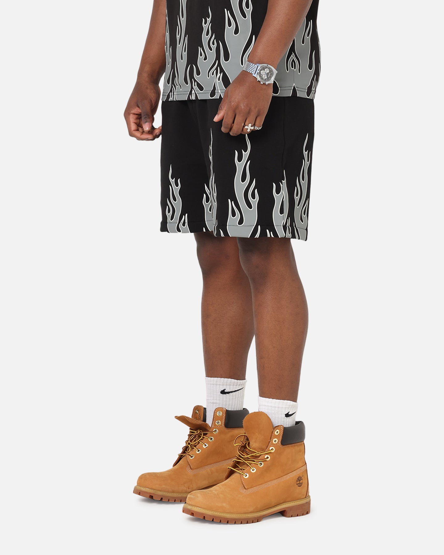 Playboy Gothic Flames Shorts Black、mySite、zt4zffjzw