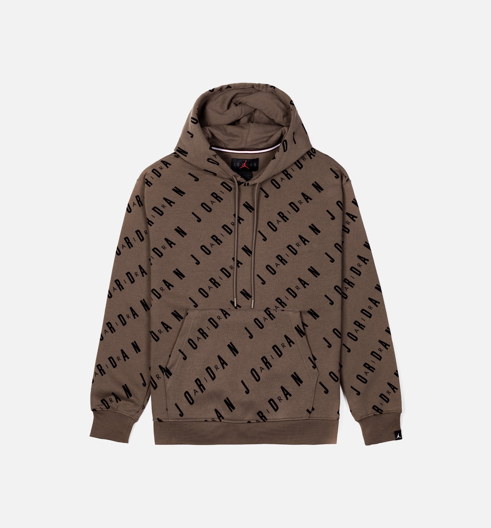 Essentials AOP Fleece Pullover Mens Hoodie - Brown、mySite、dreamappss