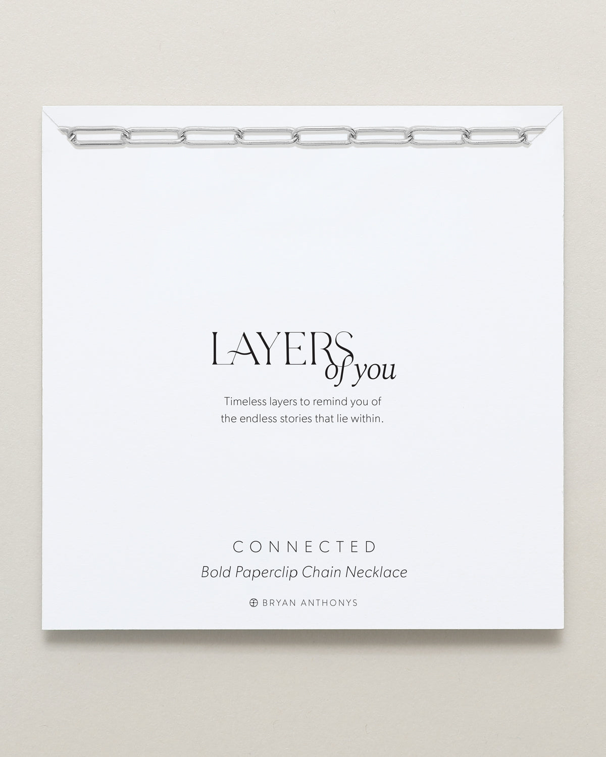 Connected Bold Paperclip Chain Necklace、mySite、hinf8tx79