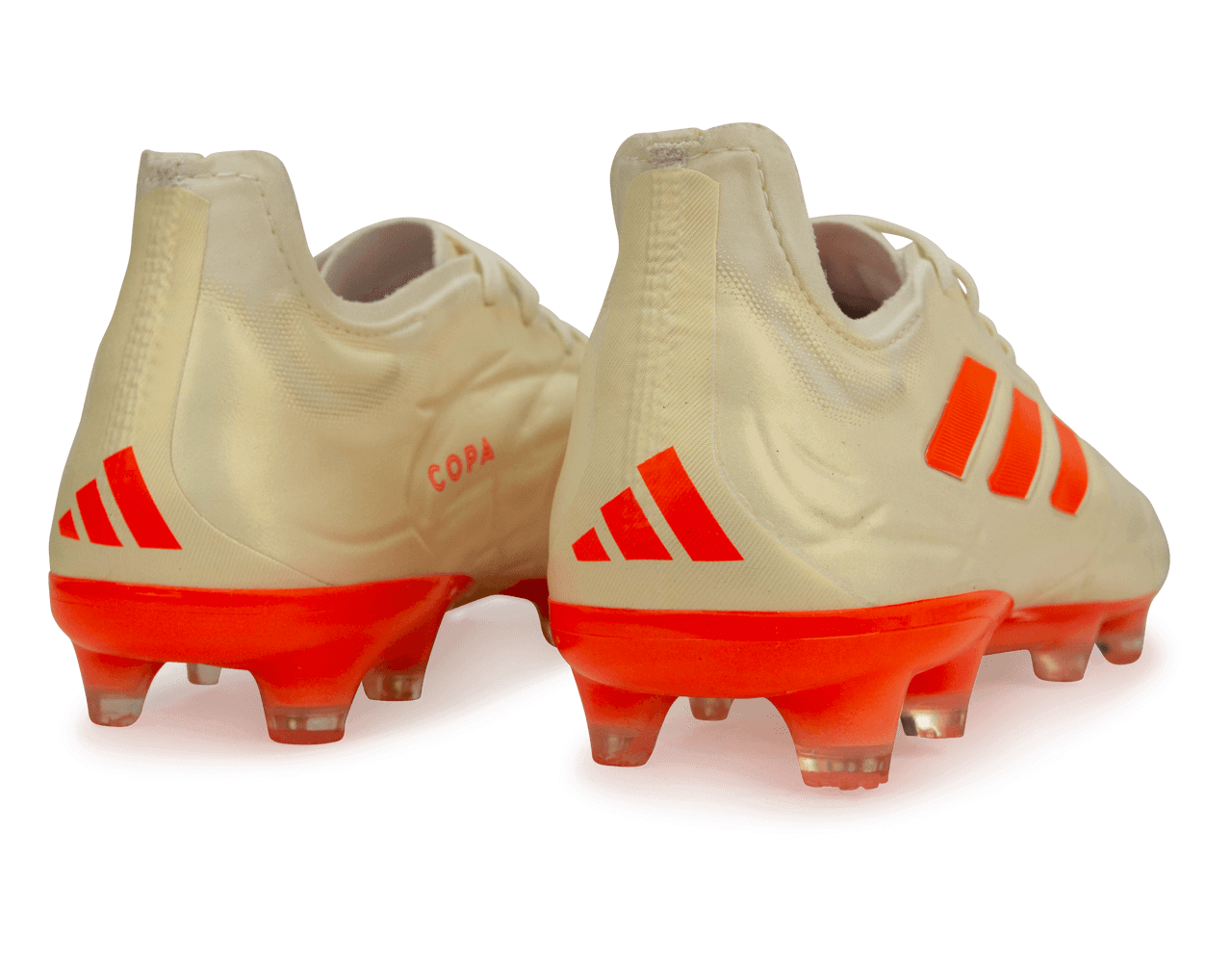 adidas Men's Copa Pure.1 FG Off White/Orange、mySite、noshort