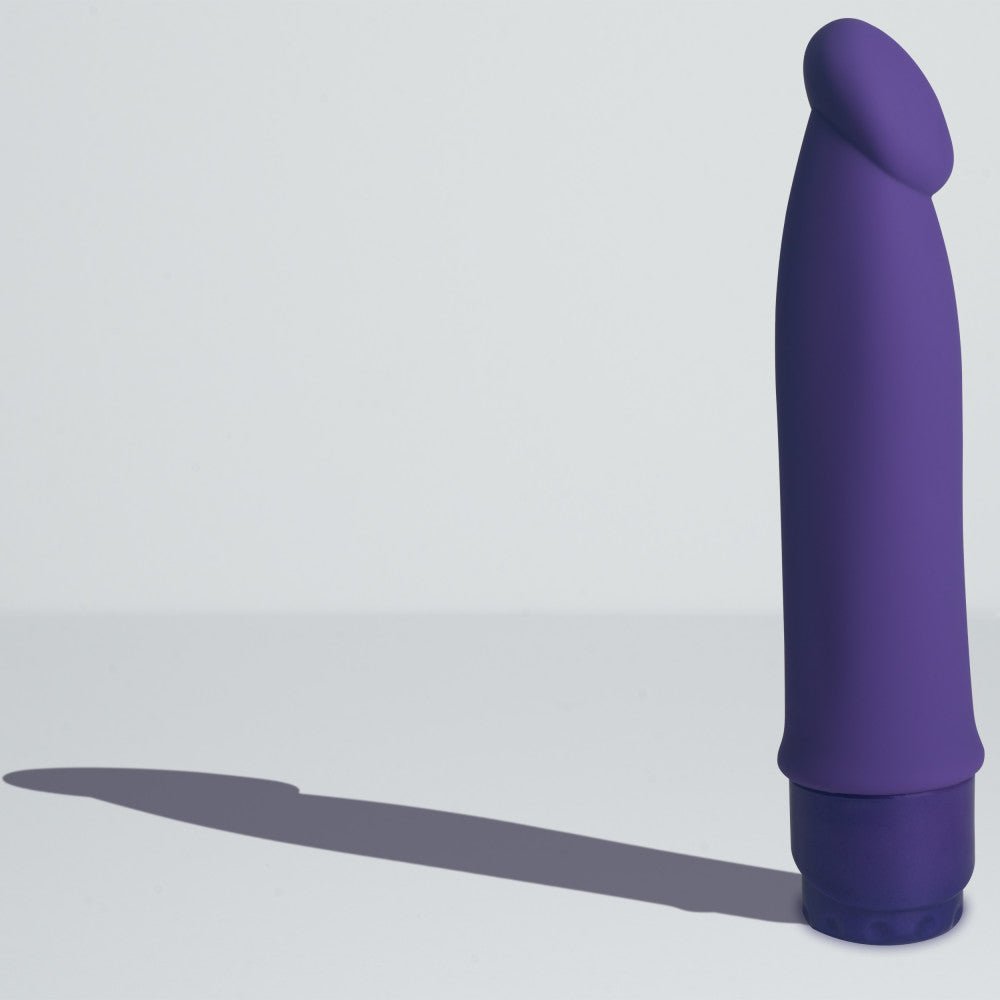 Luxe By Blush® | Purity Purple 7.5-Inch Long Vibrating Dildo、mySite、bottomscart