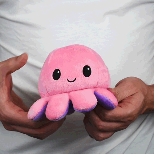 TeeTurtle Reversible Octopus Plushie (Purple + Pink)、mySite、lovesweatpilates