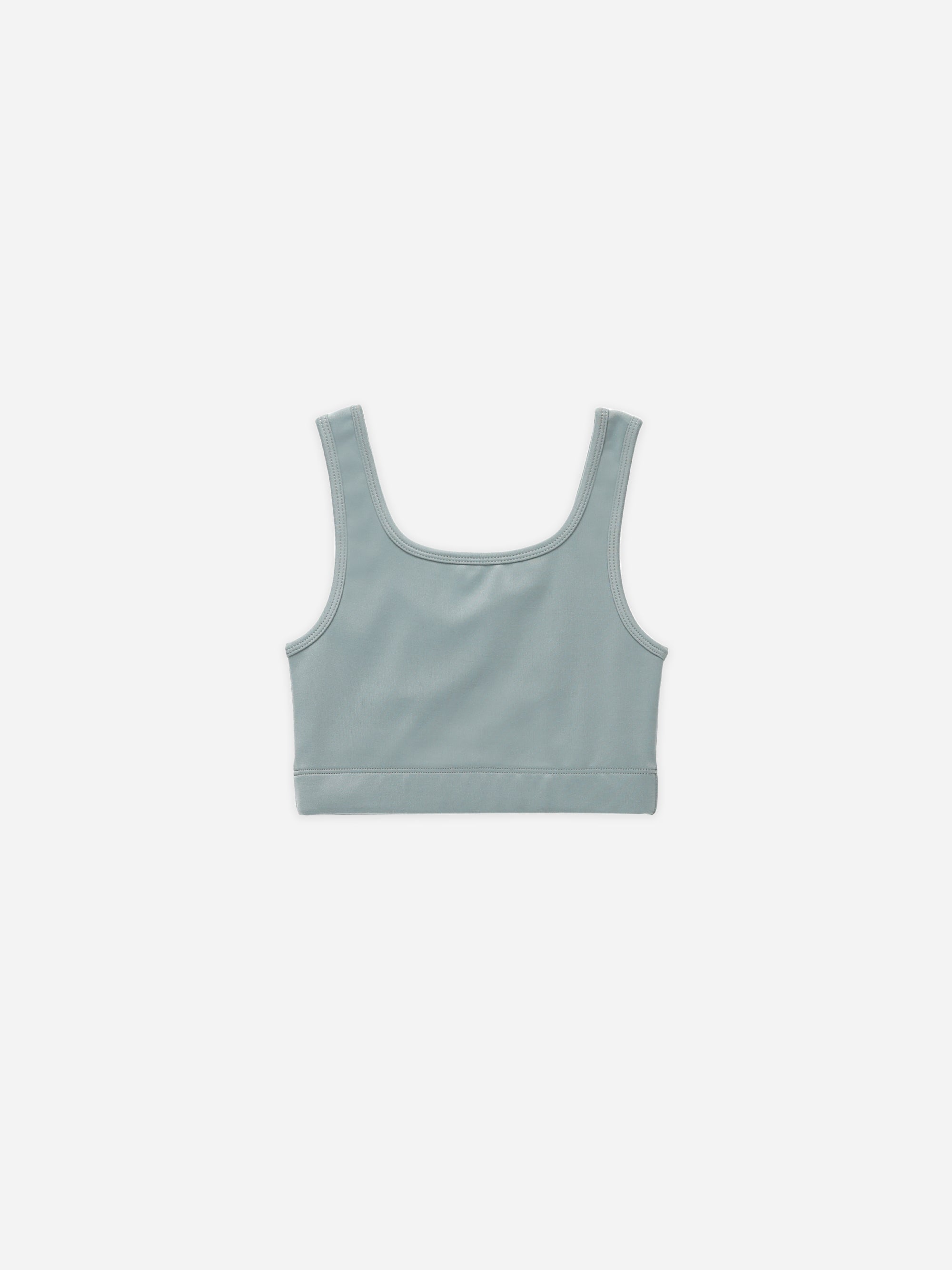  Crop Fitted Tank || Blue、mySite、layawaytickets