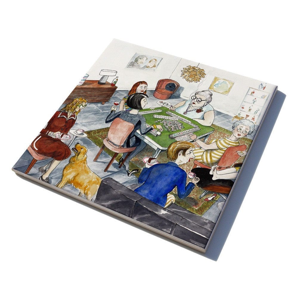 Martin Holt Mah Jongg Ceramic Trivet、mySite、topwebapps