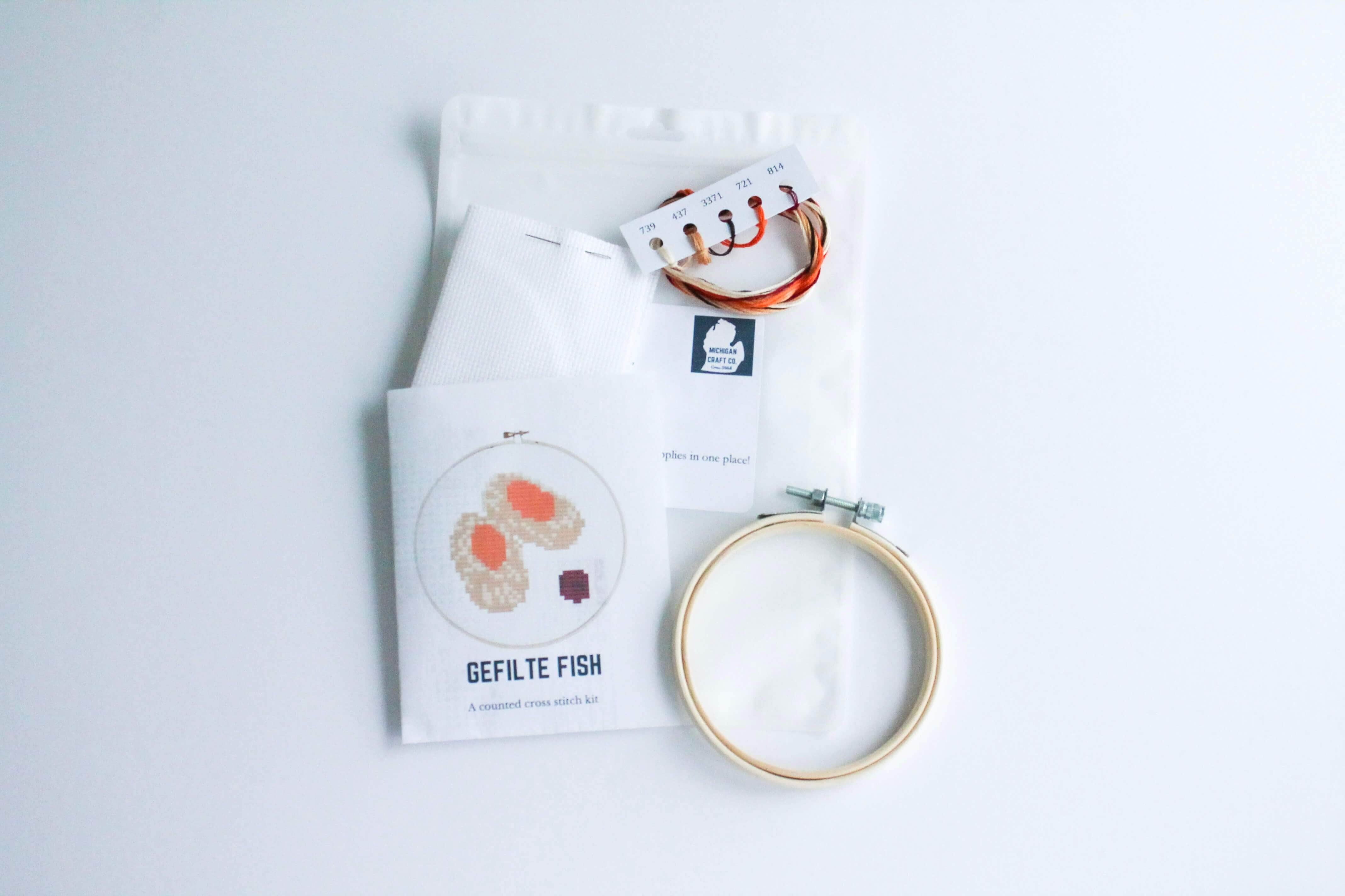 Gefilte Fish Cross Stitch Kit、mySite、topwebapps