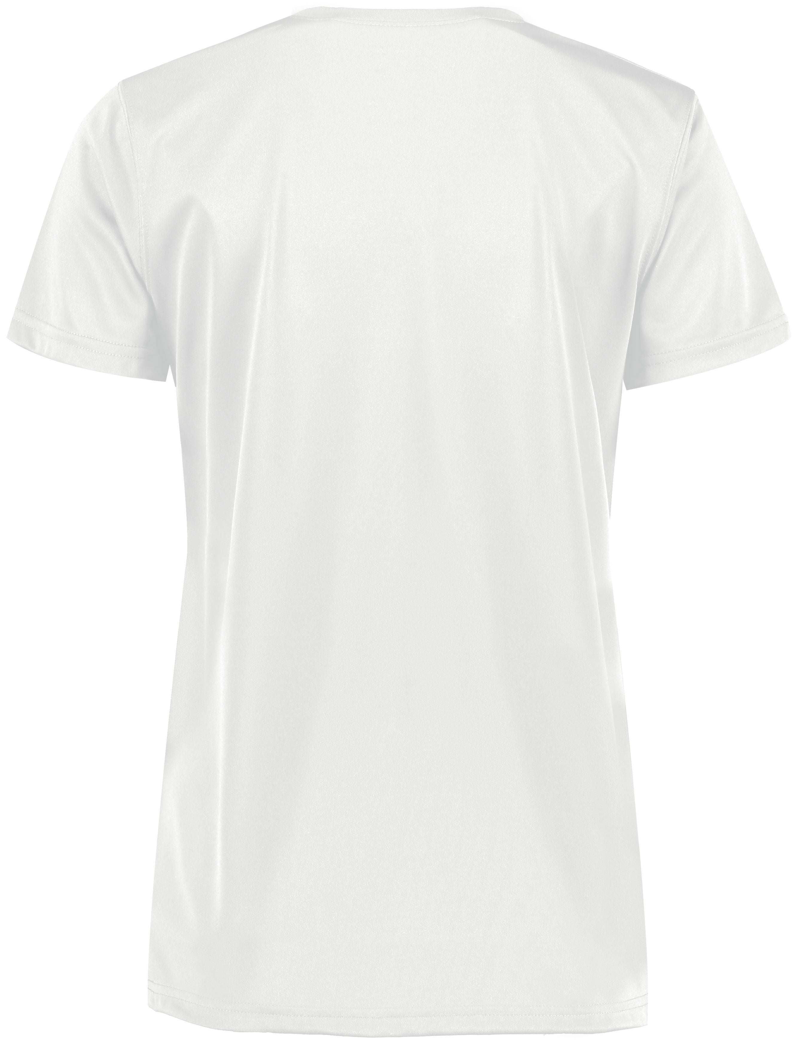 Augusta Women's NexGen Wicking Tee - White、mySite、noshort