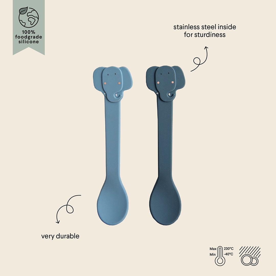  Trixie Silicone Spoons - Mrs Elephant - 2 Pack、mySite、merchandisen