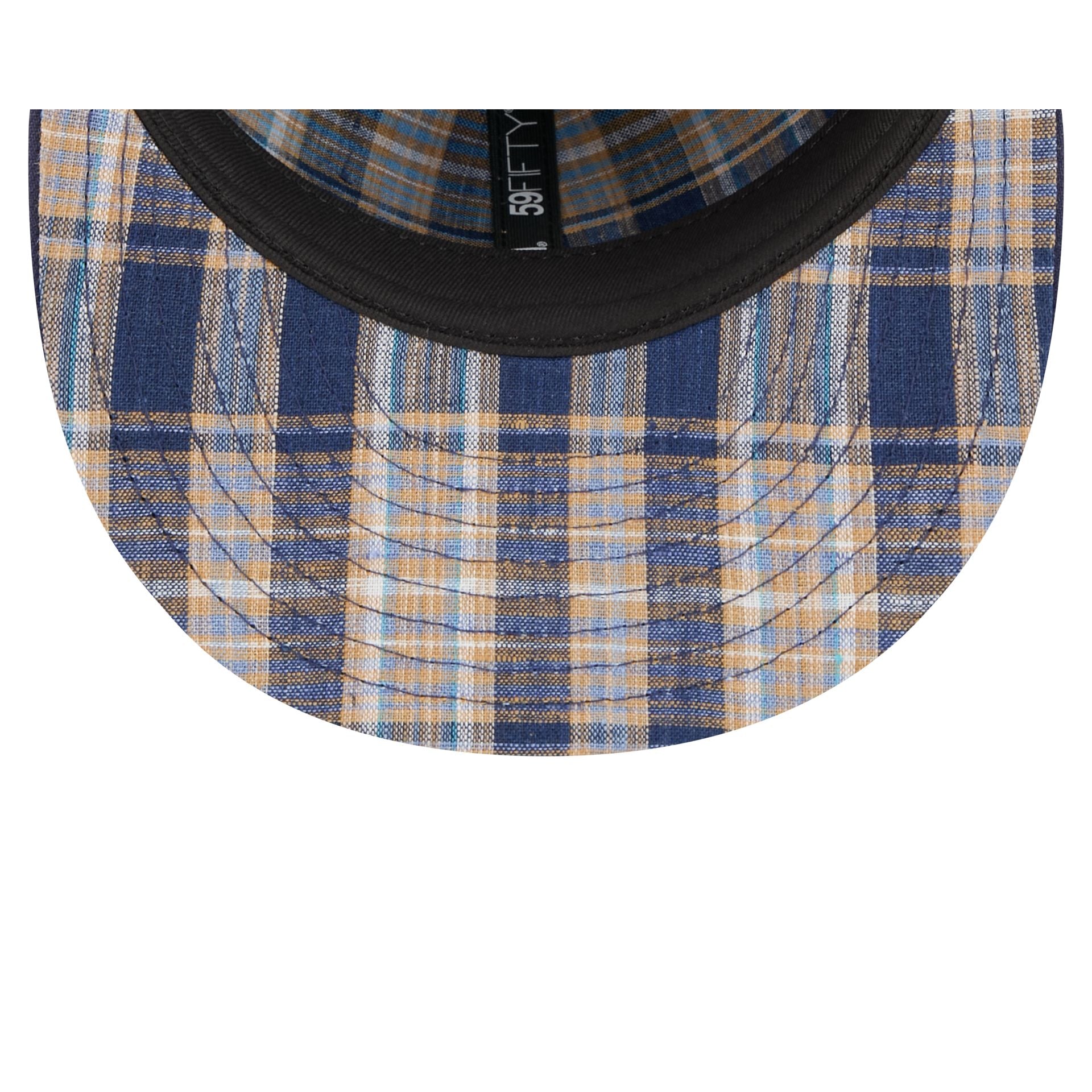 Texas Rangers Blue Tartan 59FIFTY Fitted Hat、mySite、vikingsvslions