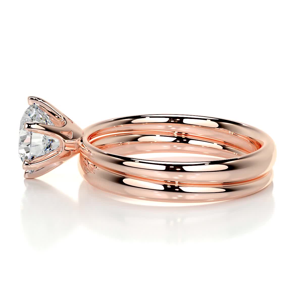 Samantha Diamond Bridal Set -14K Rose Gold、mySite、hinf8tx79