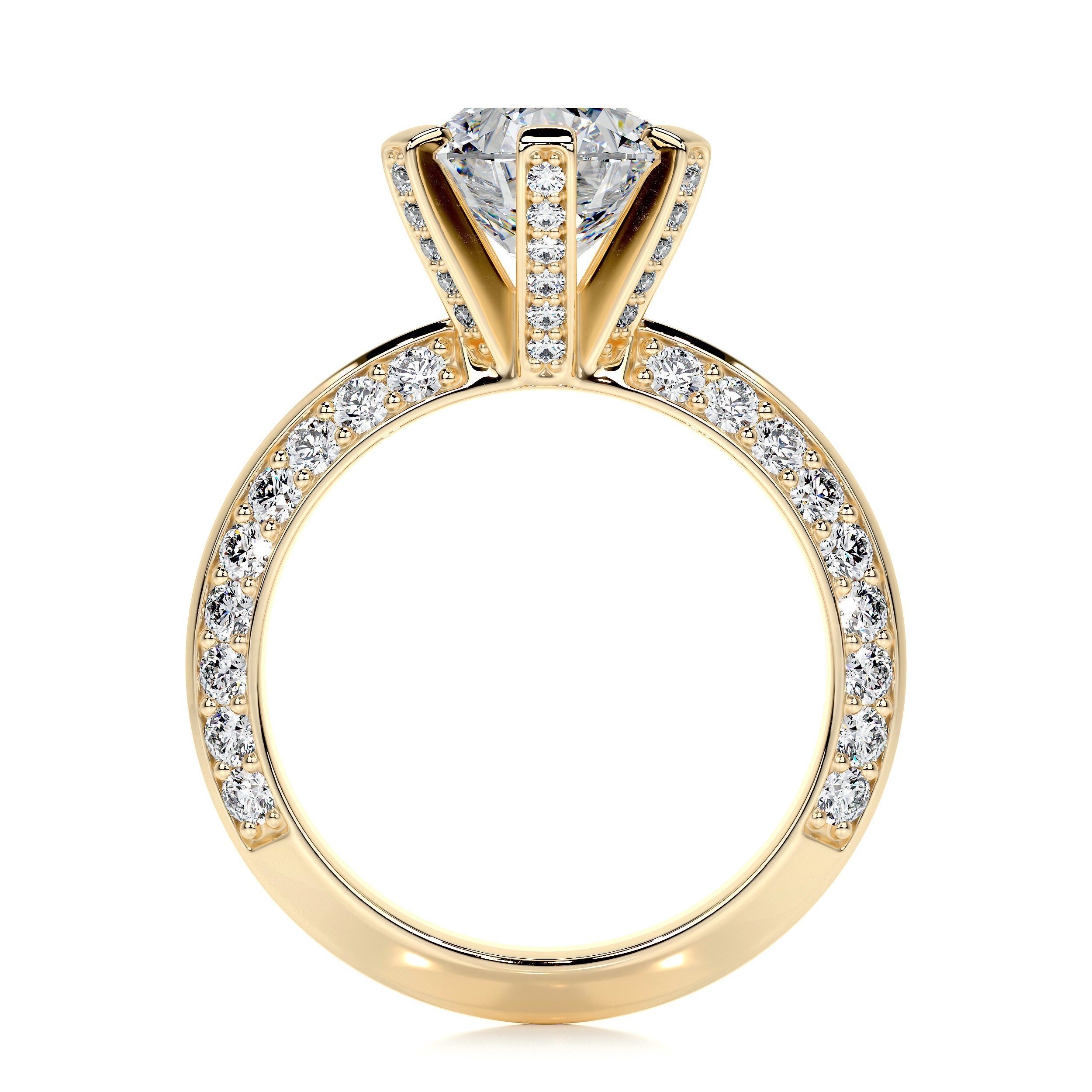 Eliana Lab Grown Diamond Ring -18K Yellow Gold、mySite、hinf8tx79