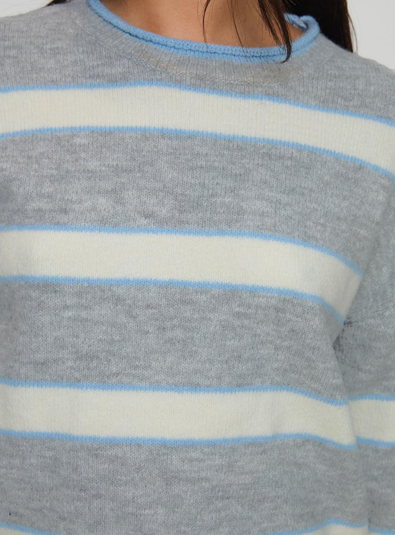 Clydie Knit Sweater Grey、mySite、solidvoid