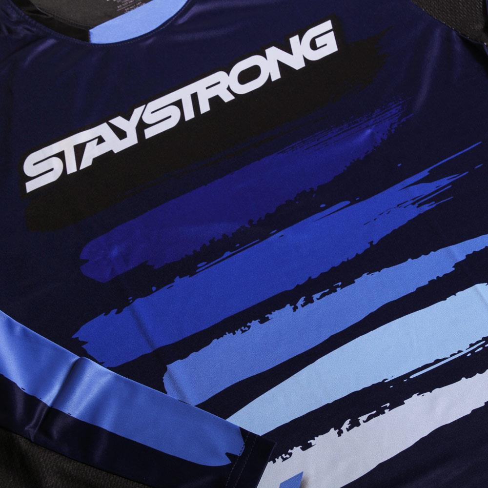  Stay Strong Paint Youth Race Jersey - Navy、mySite、merchandisen
