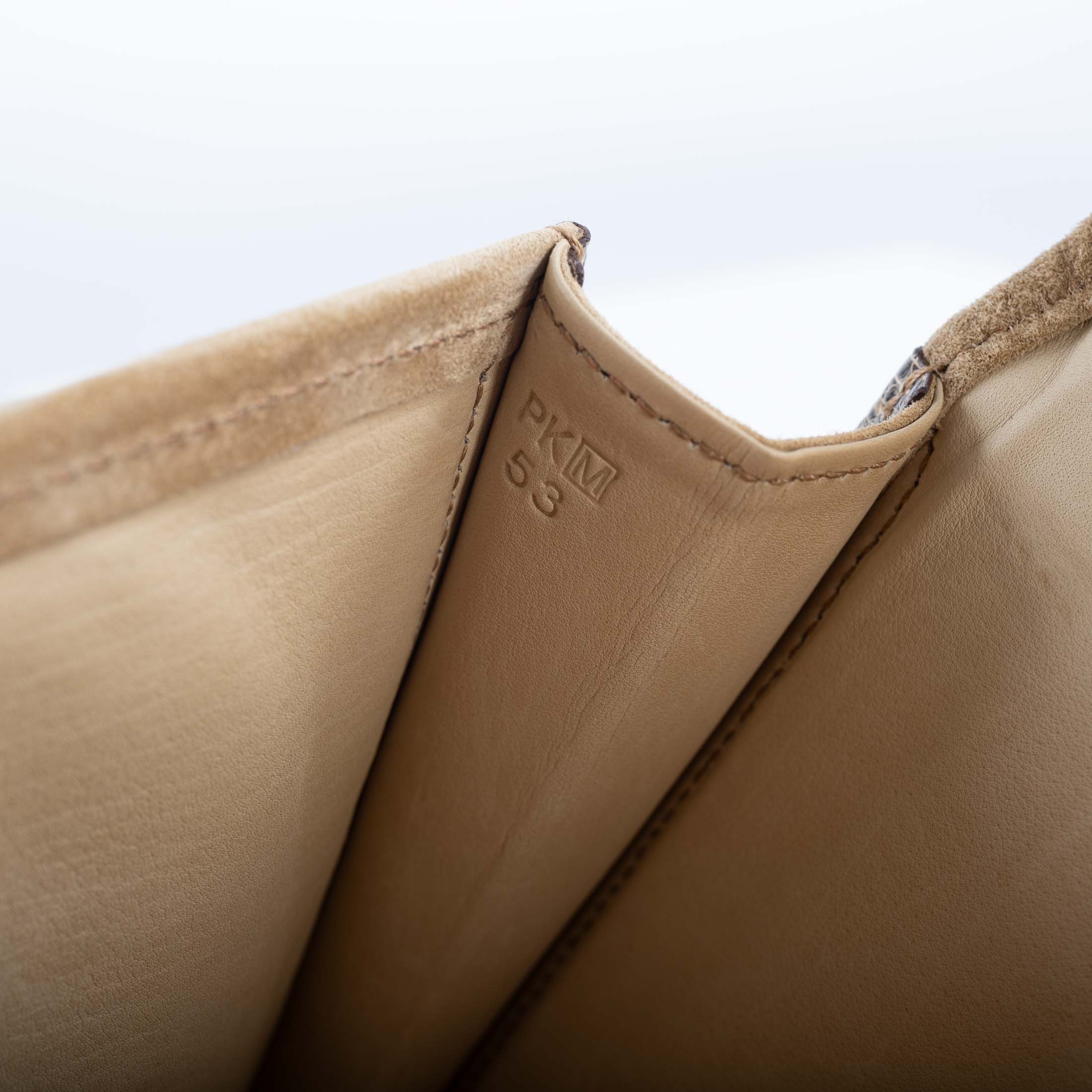 Hermès Jige Elan Clutch Sable Doblis Suede and Ombré Lizard、mySite、garminoutage.com