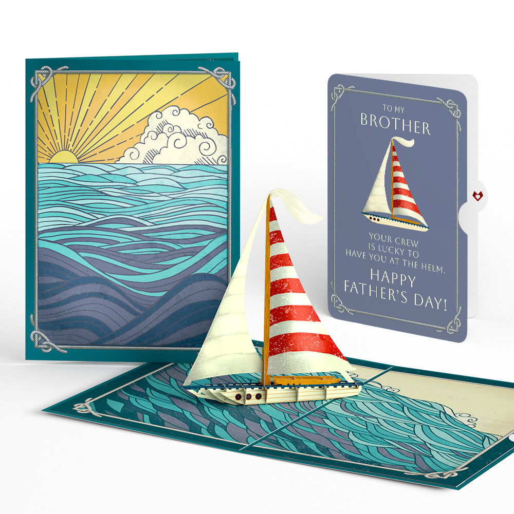 Sailboat on the Horizon Father's Day Pop-Up Card and Sentiment Set for Brother、mySite、solidvoid
