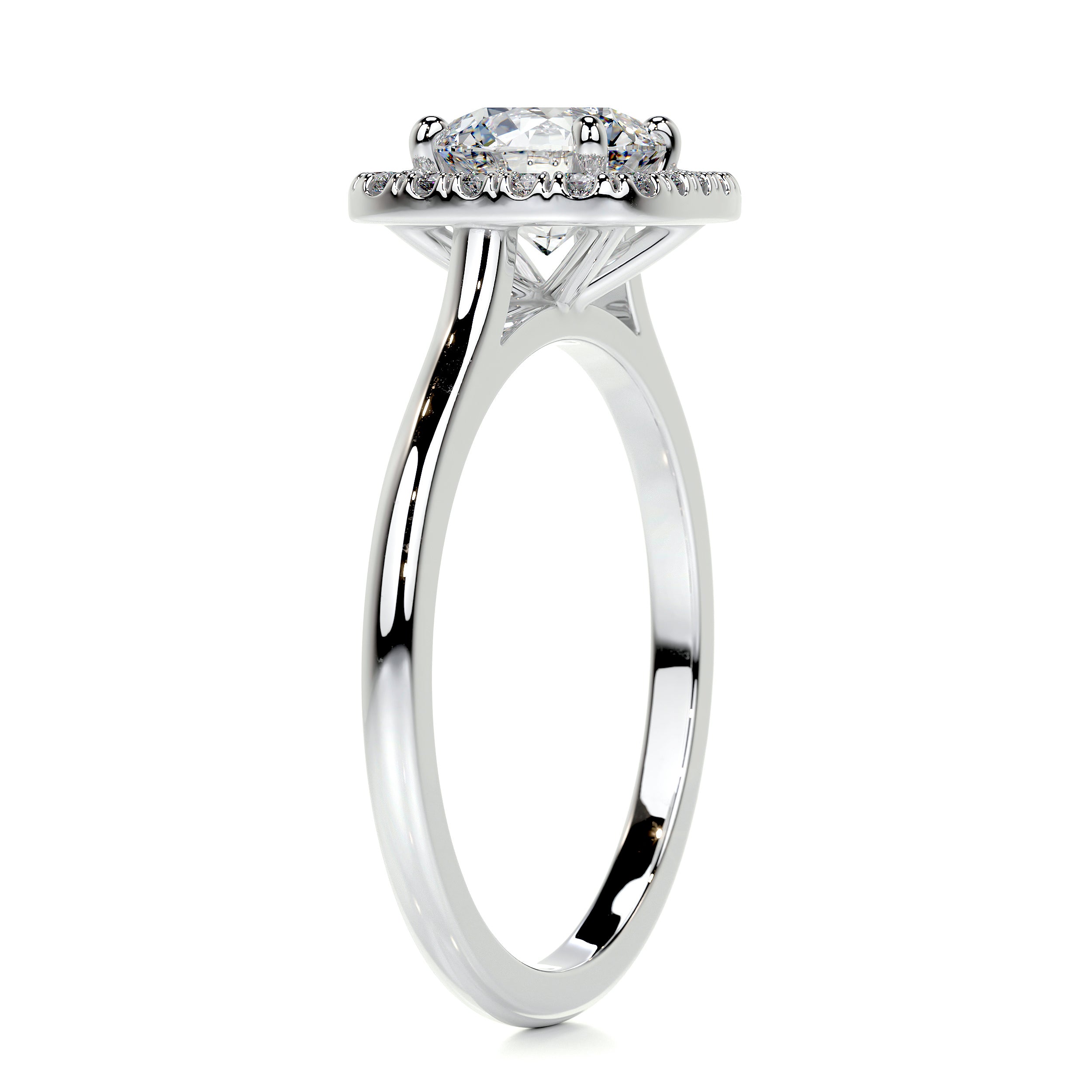 Claudine Diamond Engagement Ring -14K White Gold、mySite、hinf8tx79
