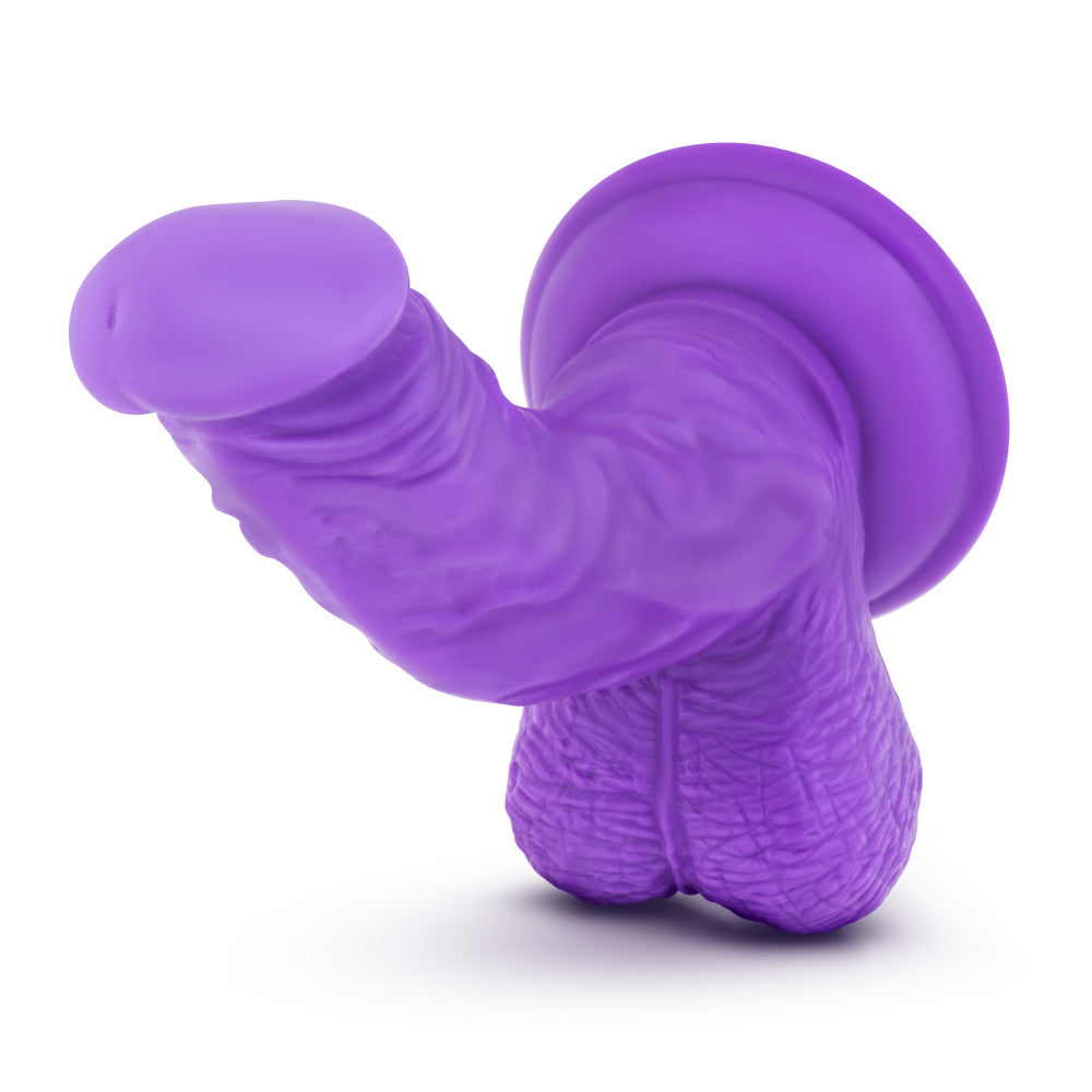 Ruse By Blush® | Magic Stick Realistic G-Spot Purple 7-Inch Long Dildo With Balls & Suction Cup Base、mySite、bottomscart