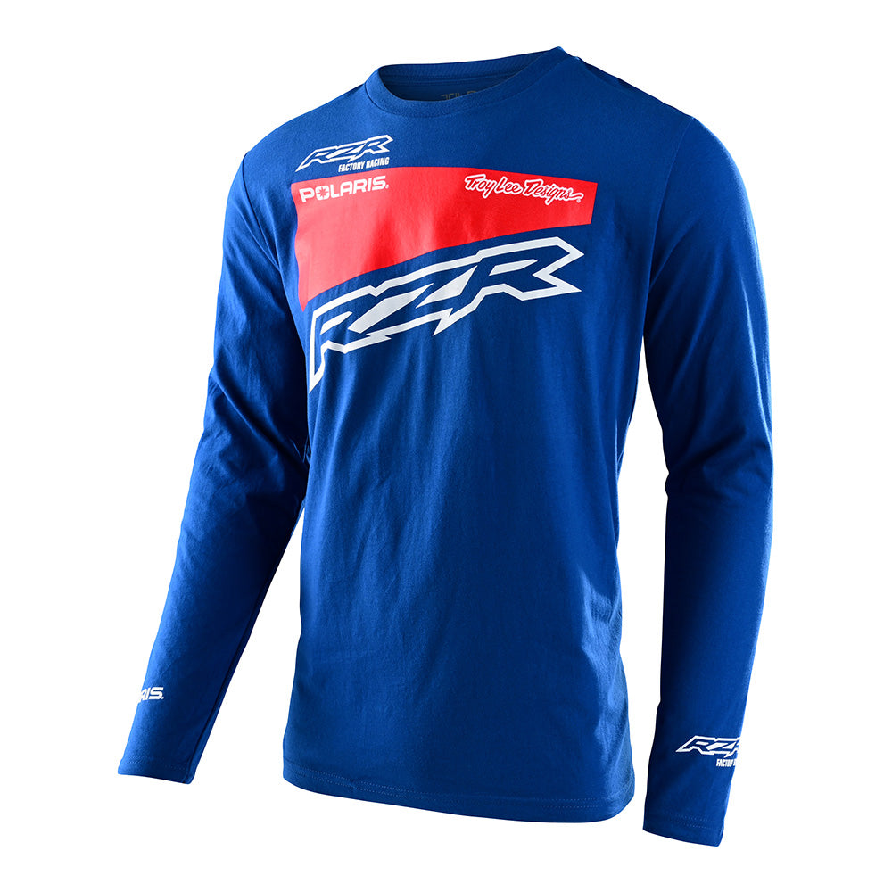Long Sleeve Tee Polaris Blue / Red、mySite、dreamappss