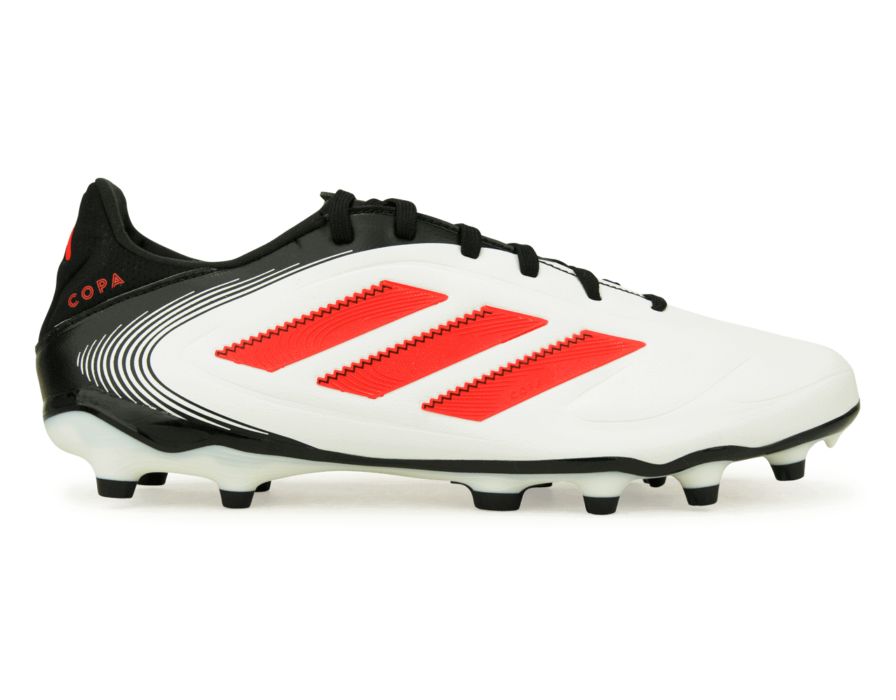 adidas Men's Copa Pure III League FG/MG White/Red/Black、mySite、noshort