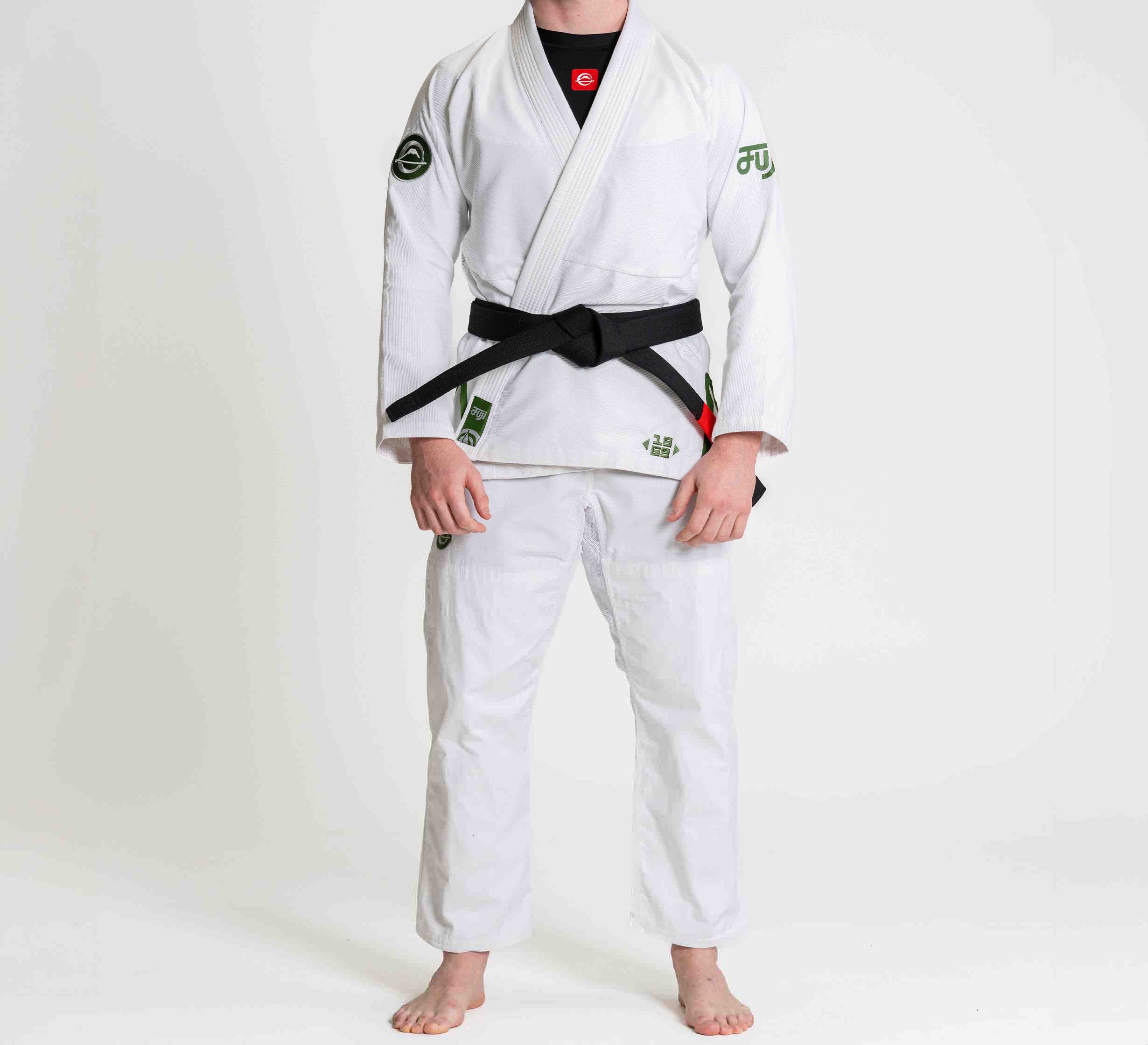 Flow-Tech BJJ Gi White/Green、mySite、gigharbornorthrealestate