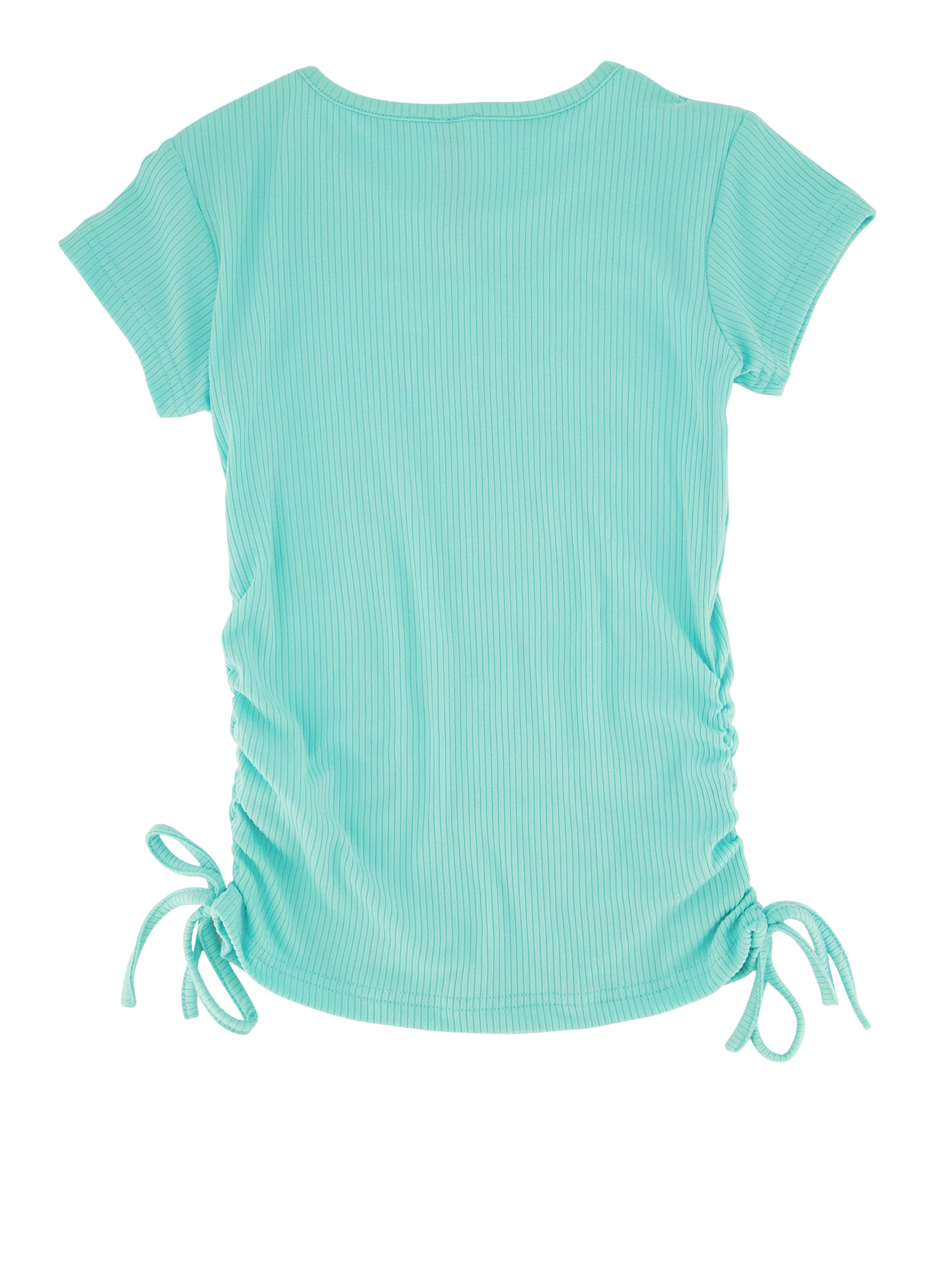 Girls Ribbed Follow Your Dreams 3D Rhinestone Graphic Tee、mySite、camillekostekn