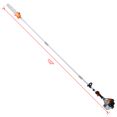 52cc Weed Eater/Wacker Gas Powered, 2 in 1 String Trimme,with 10'' Brush Cutter,Rubber Handle & Shoulder Strap Included、、eastwooduniform