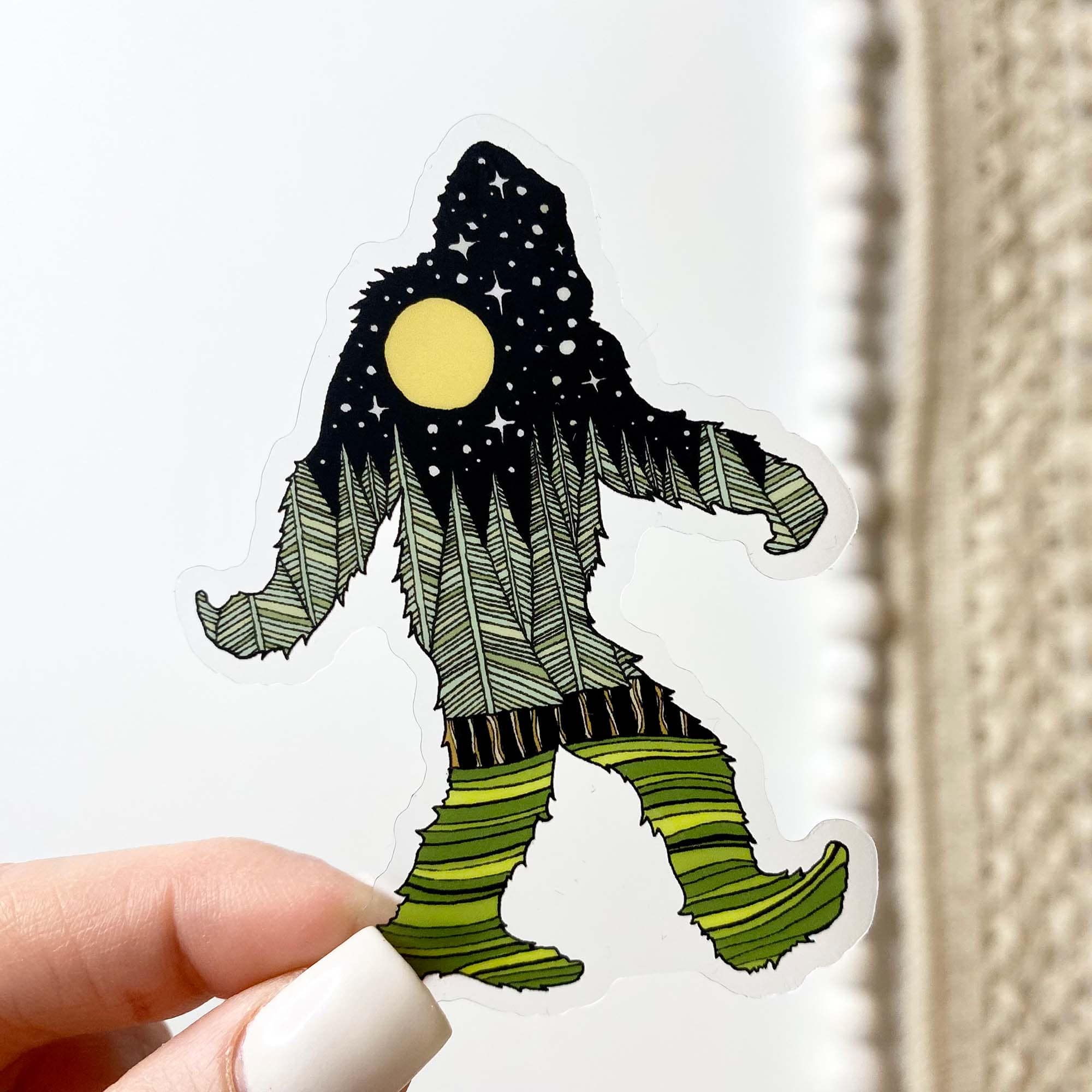  Bigfoot Nature Clear Sticker、mySite、elrpsem3k