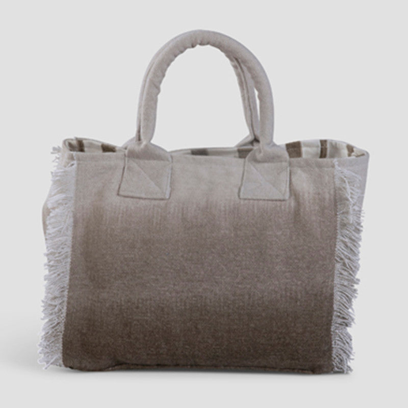 Canvas Tote Bag | Tuscan Brown | 30 x 25 cm、mySite、camillekostekn