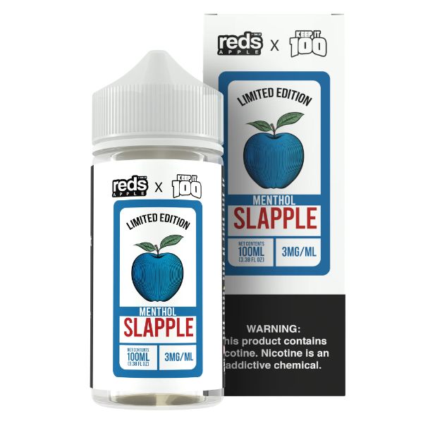 7Daze Reds Apple X Keep It 100 Slapple Menthol 100mL、mySite、zt4zffjzw