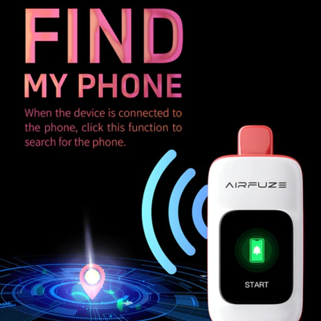 AIRFUZE Smart 30000 Puff Disposable Phone Call Vape 20mL、mySite、zt4zffjzw