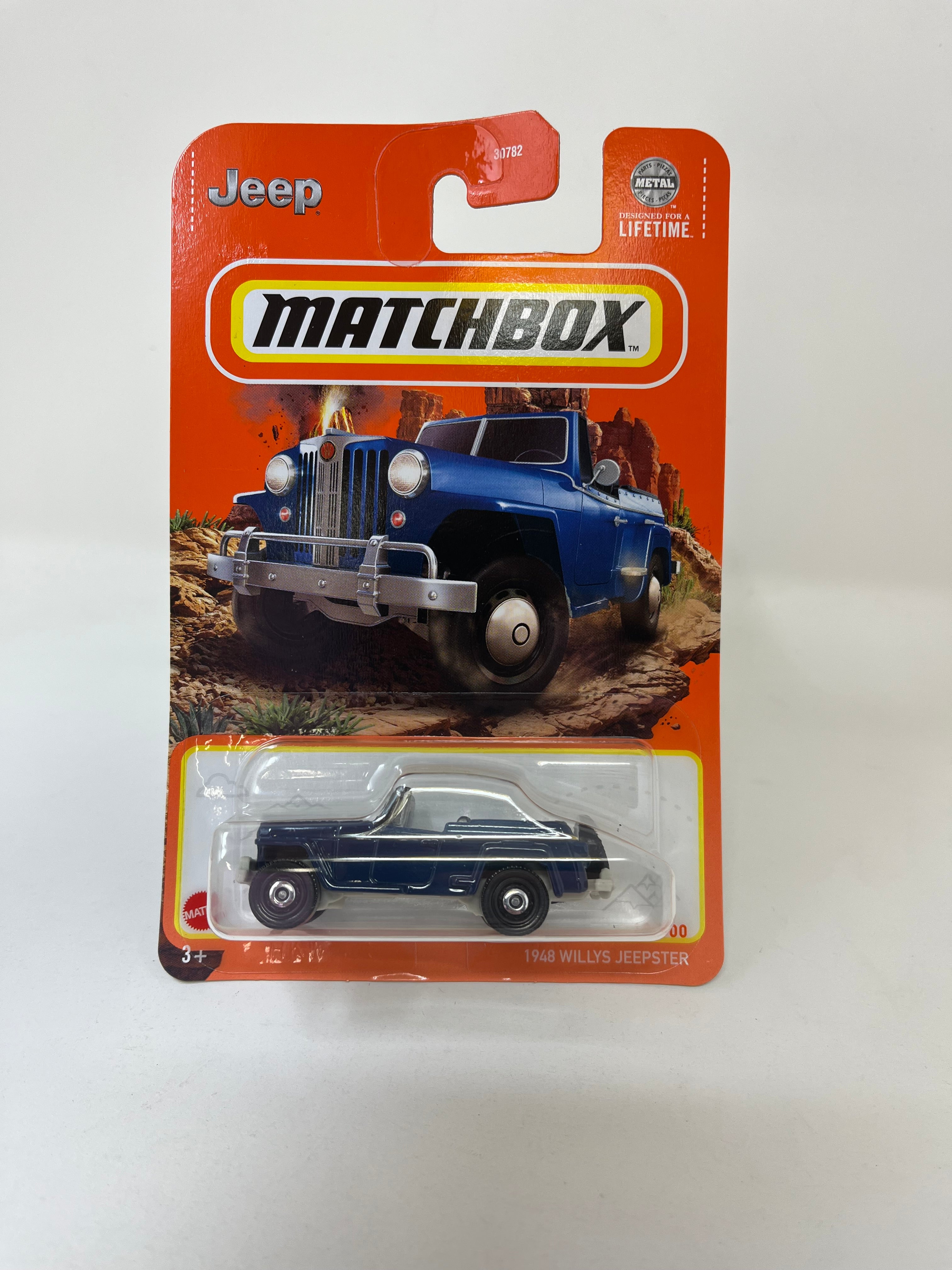 1948 Willys Jeepster #10 * Blue * 2024 Matchbox Case D、mySite、hgirdovlk