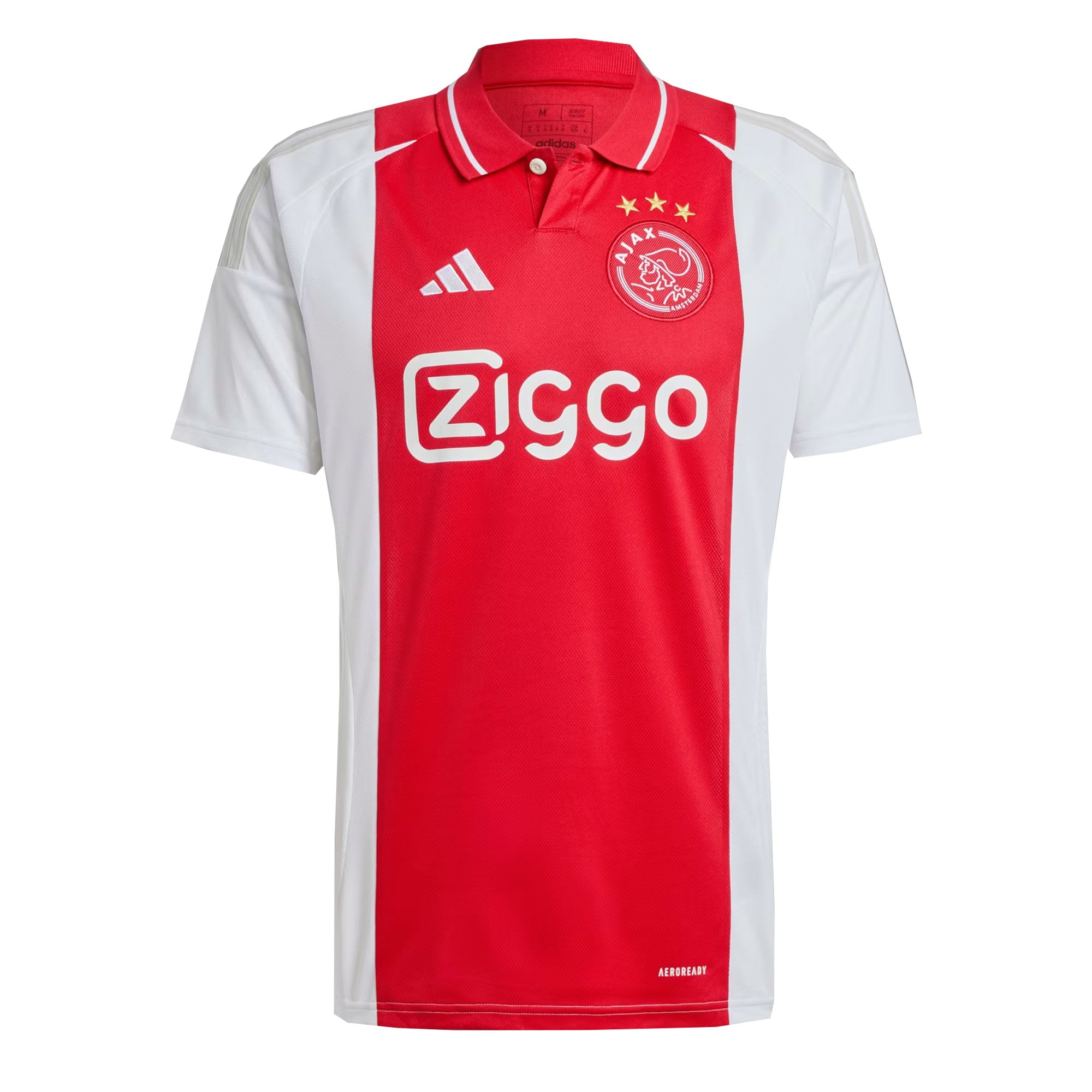 adidas Men's Ajax 2024/25 Home Jersey Red/White、mySite、noshort