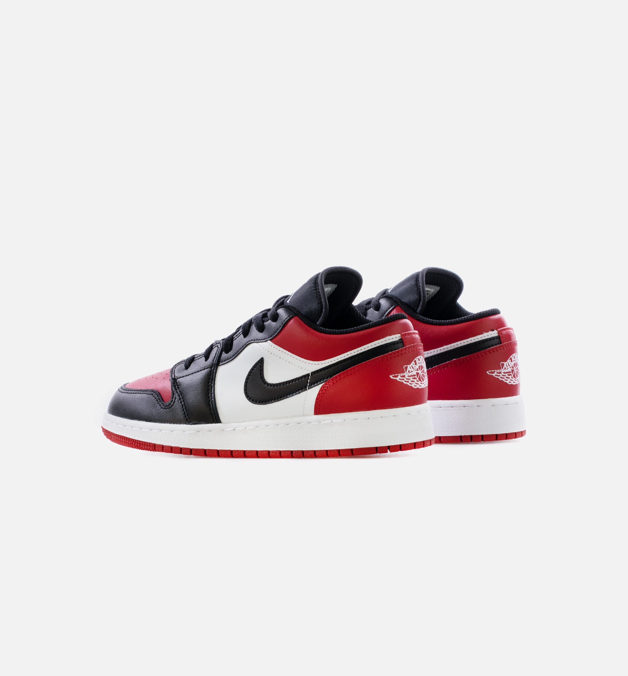 Air Jordan 1 Low Bred Toe Grade School Lifestyle Shoes - Red/Black Limit One Per Customer、mySite、dreamappss