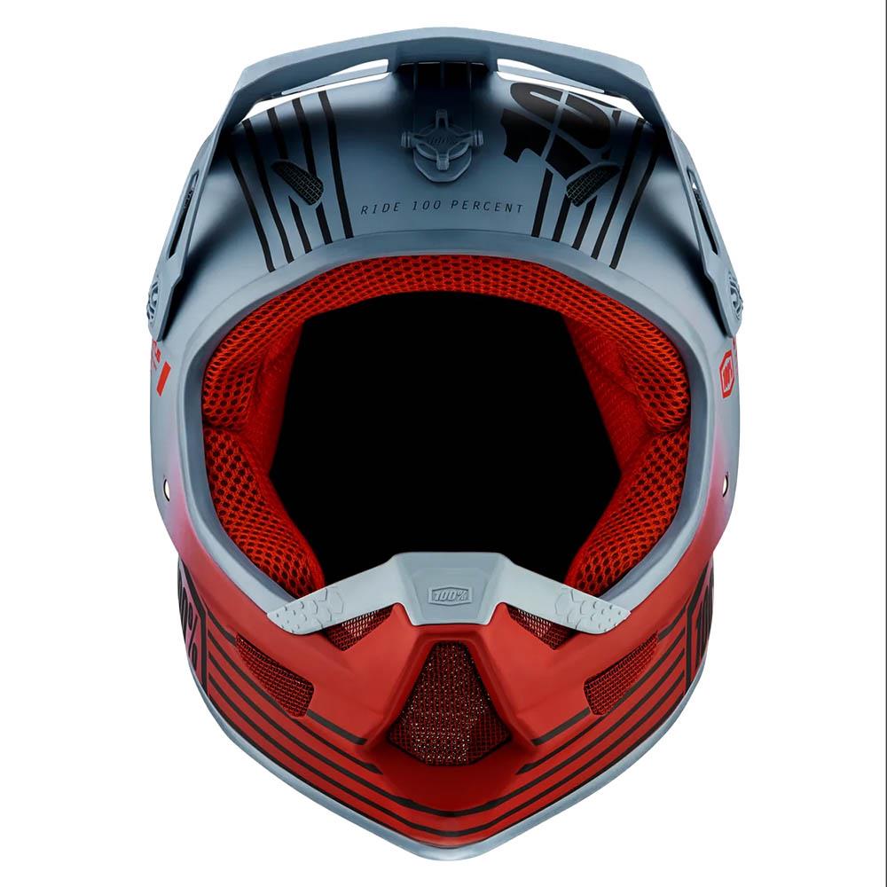  100% Status Youth Race Helmet - Caltec/Grey、mySite、merchandisen