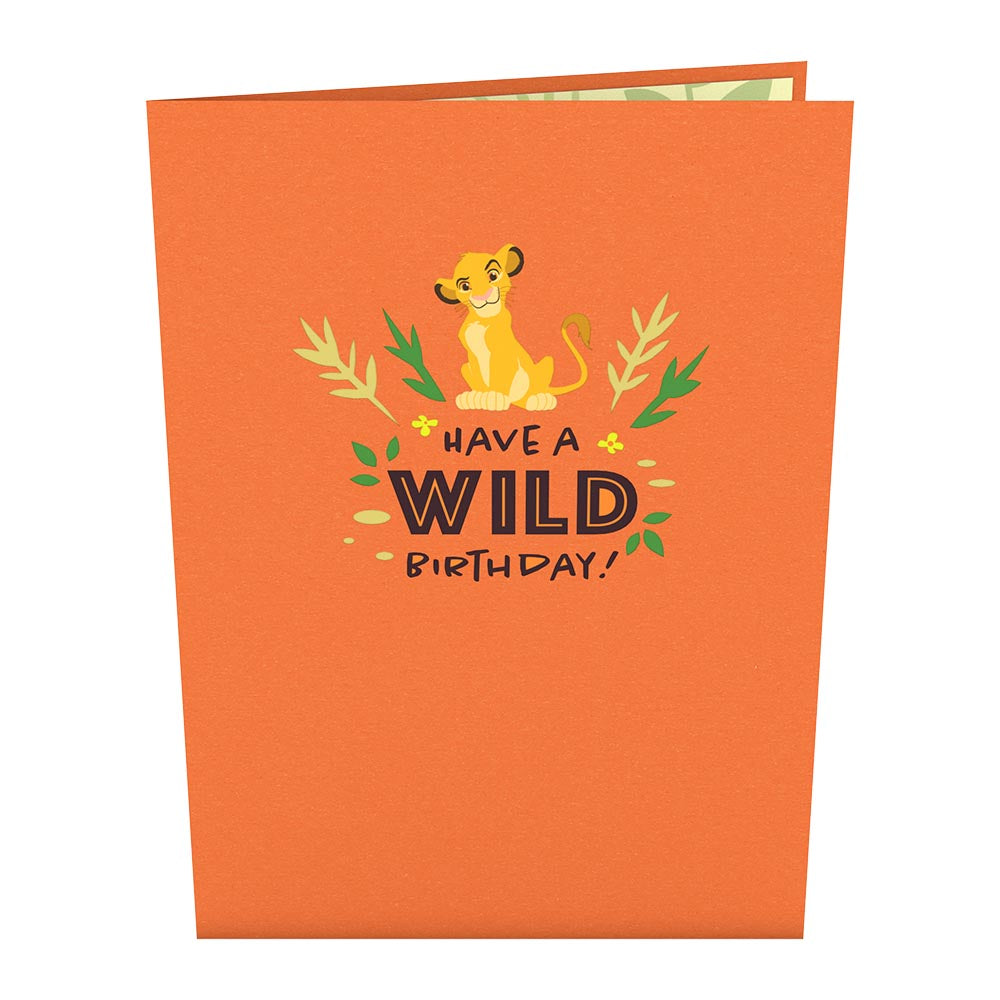 Disney's The Lion King Wild Birthday Pop-Up Card、mySite、solidvoid