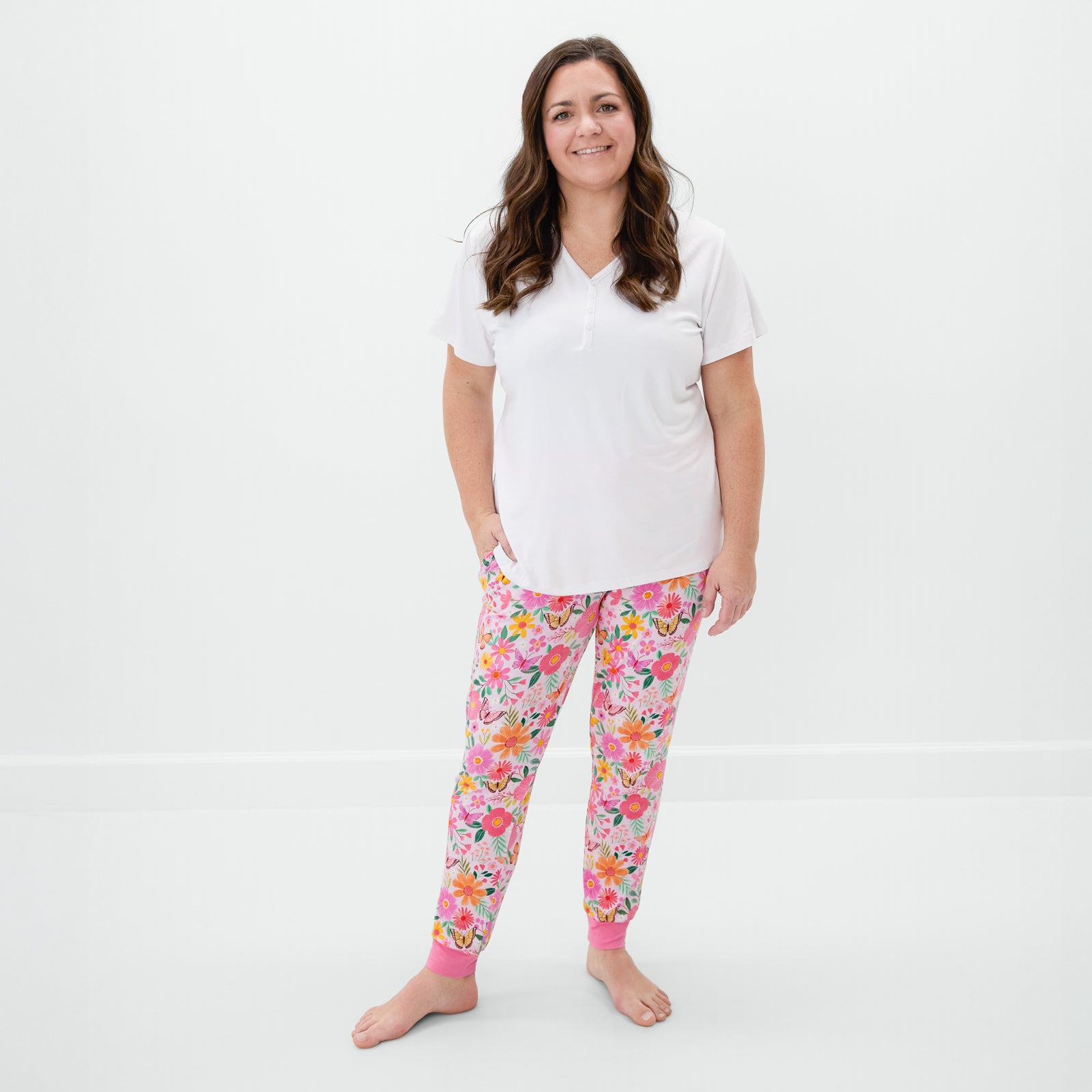  Butterfly Blooms Women's Pajama Pants、mySite、layawaytickets