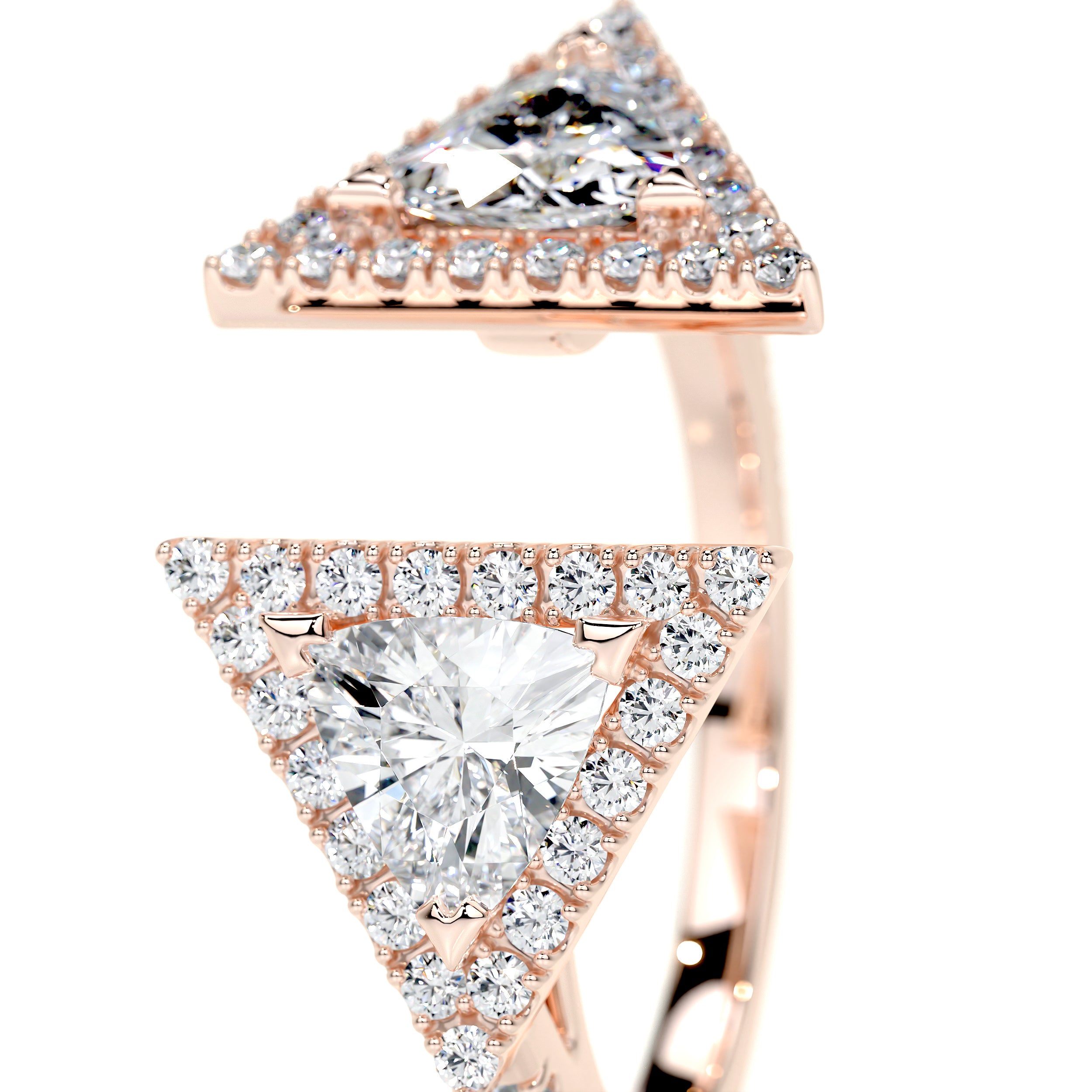 Olivia Lab Grown Diamond Wedding Ring (1 carat) -14K Rose Gold、mySite、hinf8tx79