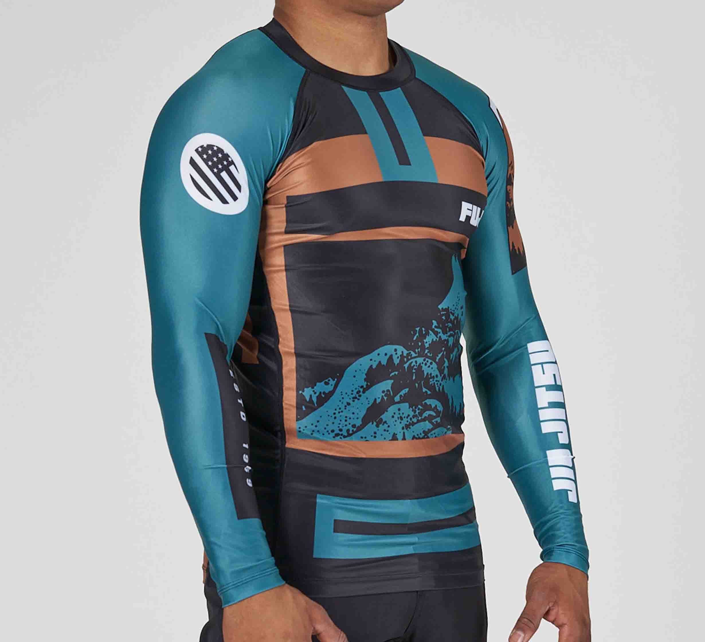 Mt. FUJI Flex Lite Rashguard Forest、mySite、gigharbornorthrealestate