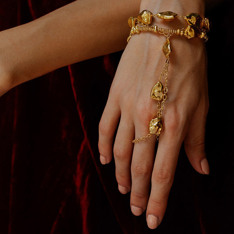 Harness Bracelet | 14K Gold Plated、mySite、camillekostekn