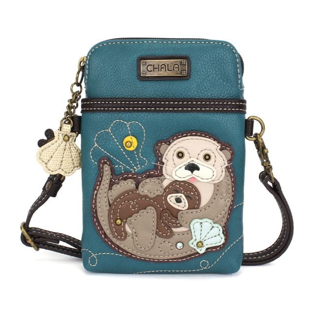 Sea Otter Collection by Chala Keychain, Crossbody Vegan、mySite、g9winljtr