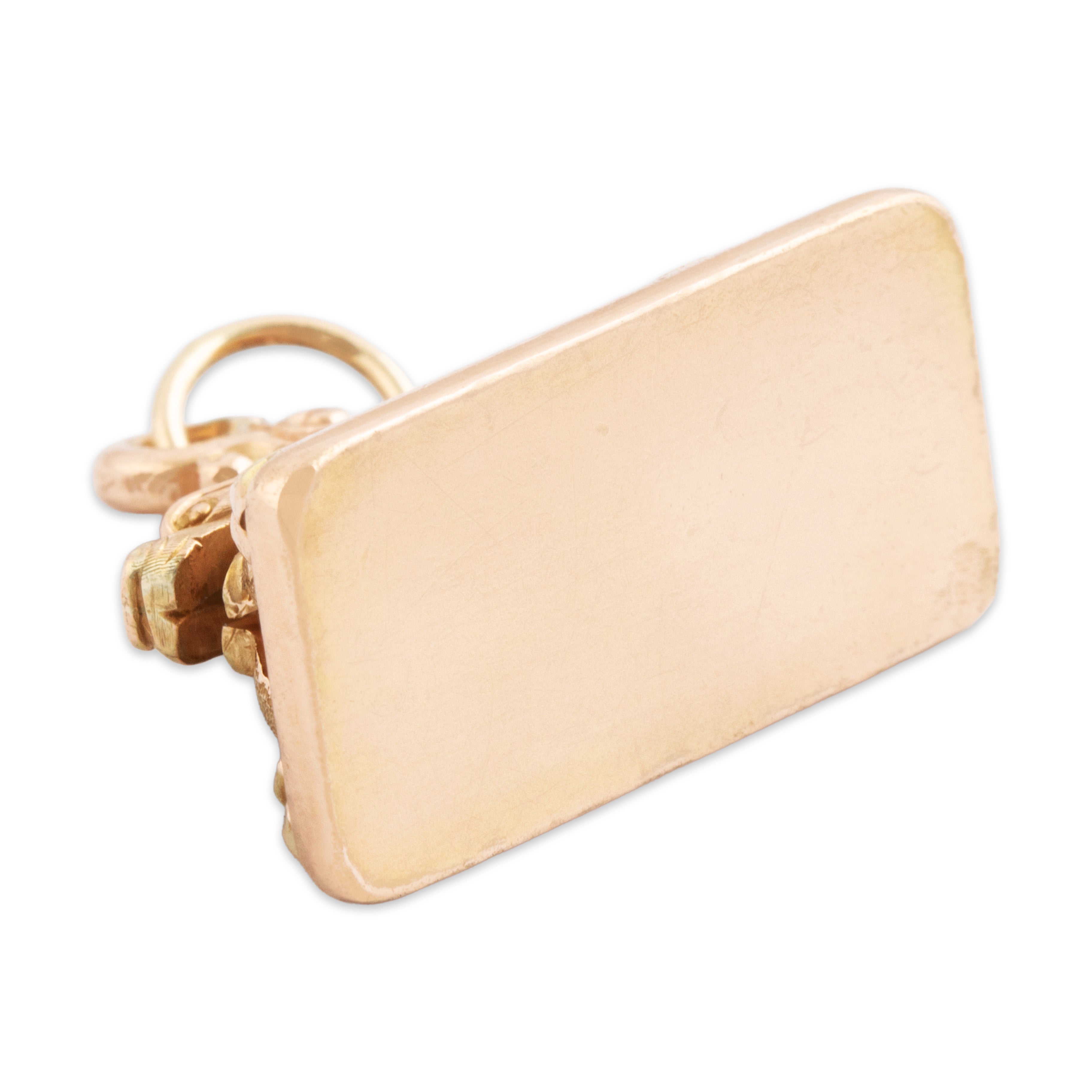 Antique Heavy 14k Yellow & Rosy Yellow Gold Fantastic Sea Monsters Fob Pendant、mySite、hinf8tx79