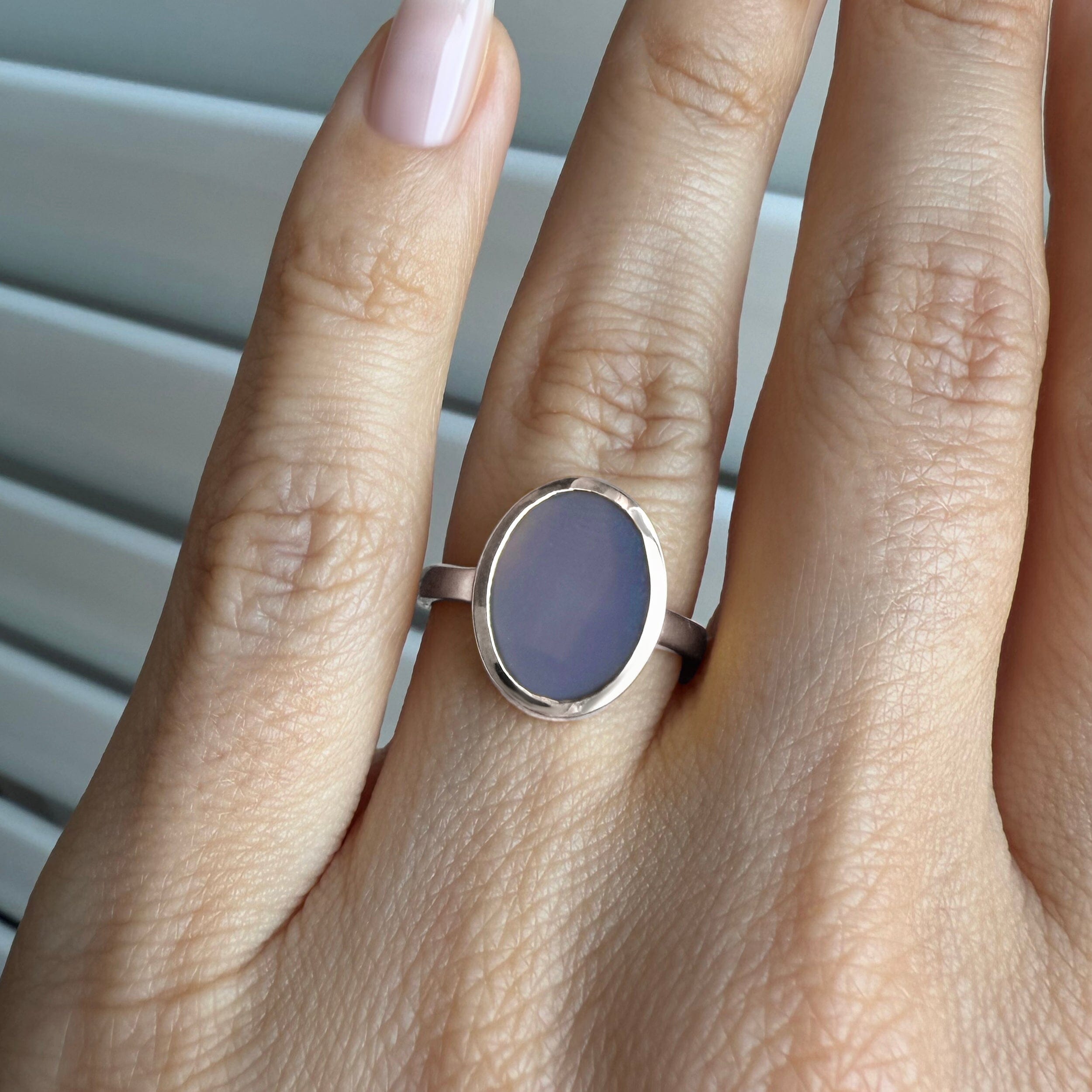 Crystal Ring - Enfolded Grey Agate、mySite、hinf8tx79